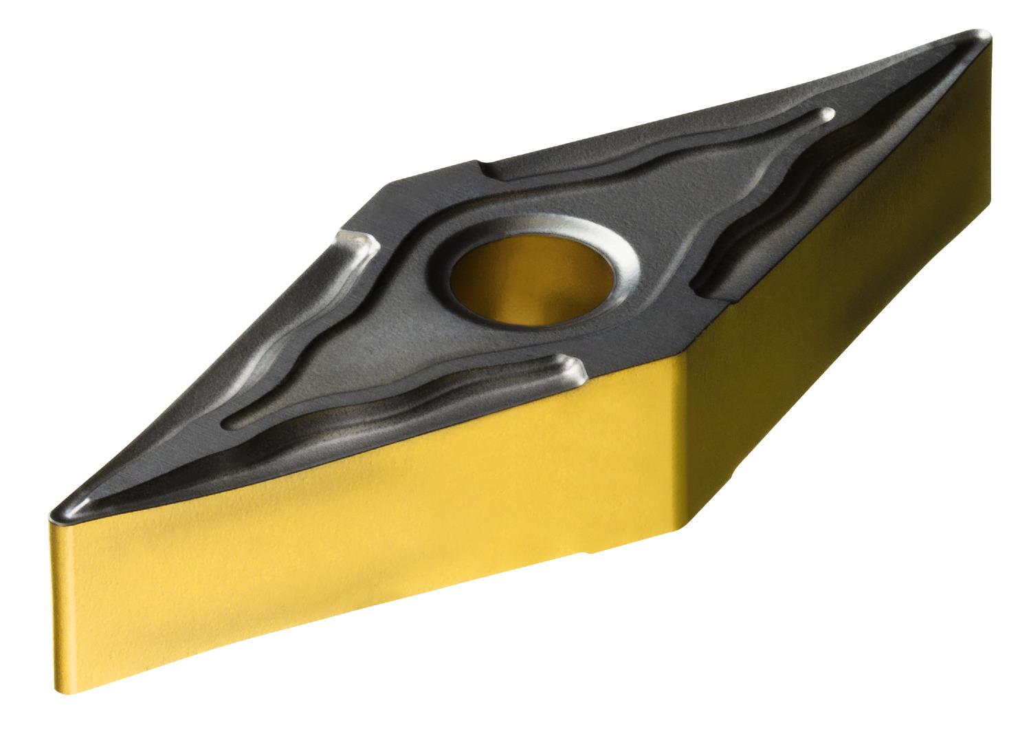 Sandvik Coromant 7231511 T-Max® P 2-Sided Basic Shape Turning Insert, ANSI Code: VNMG 331-MF 2220, VNMG Insert, Material Grade: M, 331 Insert, Rhombic Shape, 16 Seat, Negative Rake, Neutral Cutting, For Use On Stainless Steel, Carbide