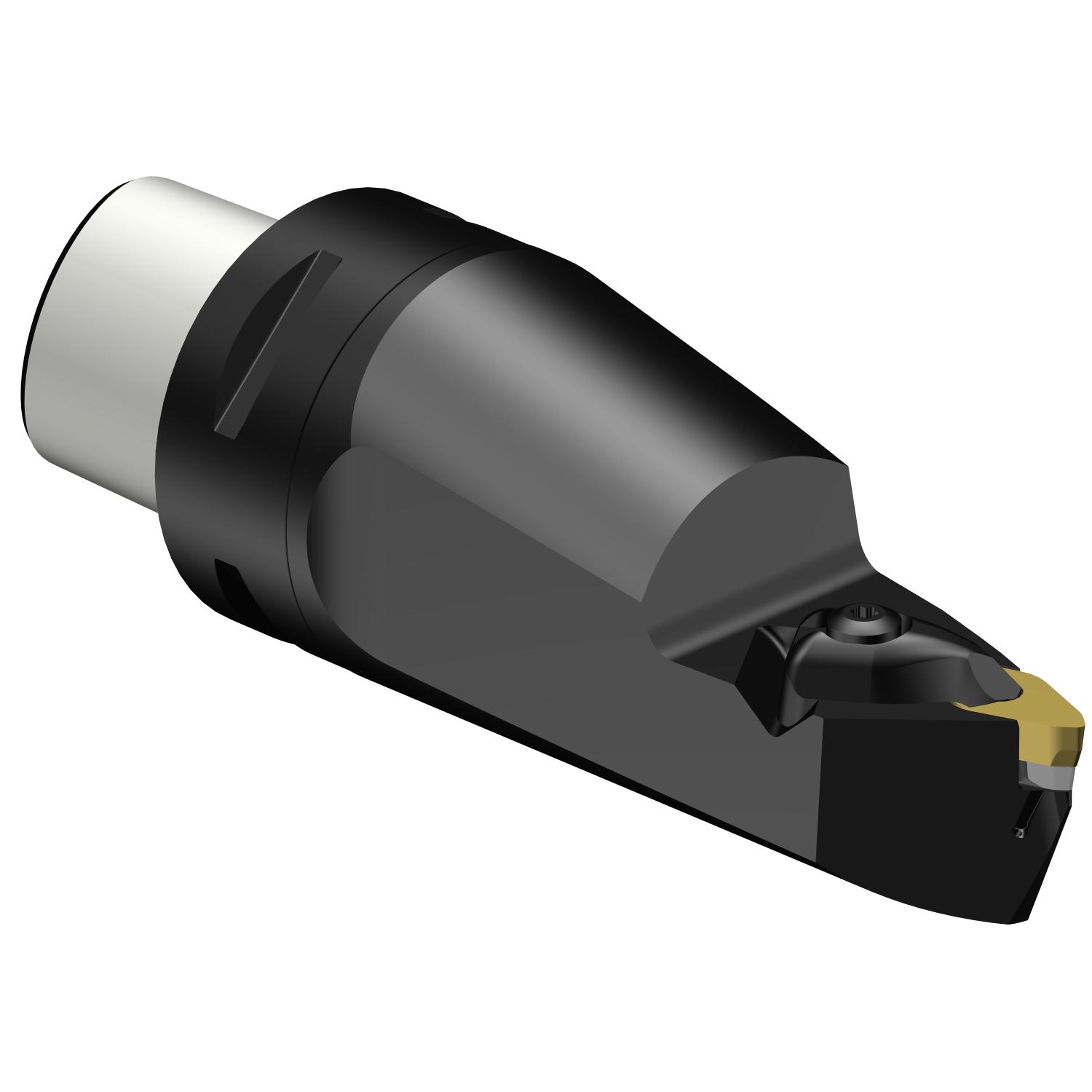 Sandvik Coromant 7393091 CoroTurn® Prime Cutting Unit Head With Through Coolant, C5 System, 115 mm L Head/Projection, Left Hand Cutting, Insert Compatibility: CP-B1108, External