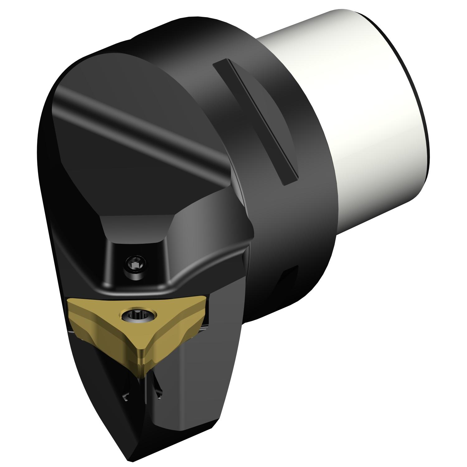Sandvik Coromant 7393103 CoroTurn® Prime Cutting Unit Head With Through Coolant, C5 System, 60 mm L Head/Projection, Right Hand Cutting, Insert Compatibility: CP-A1108, External