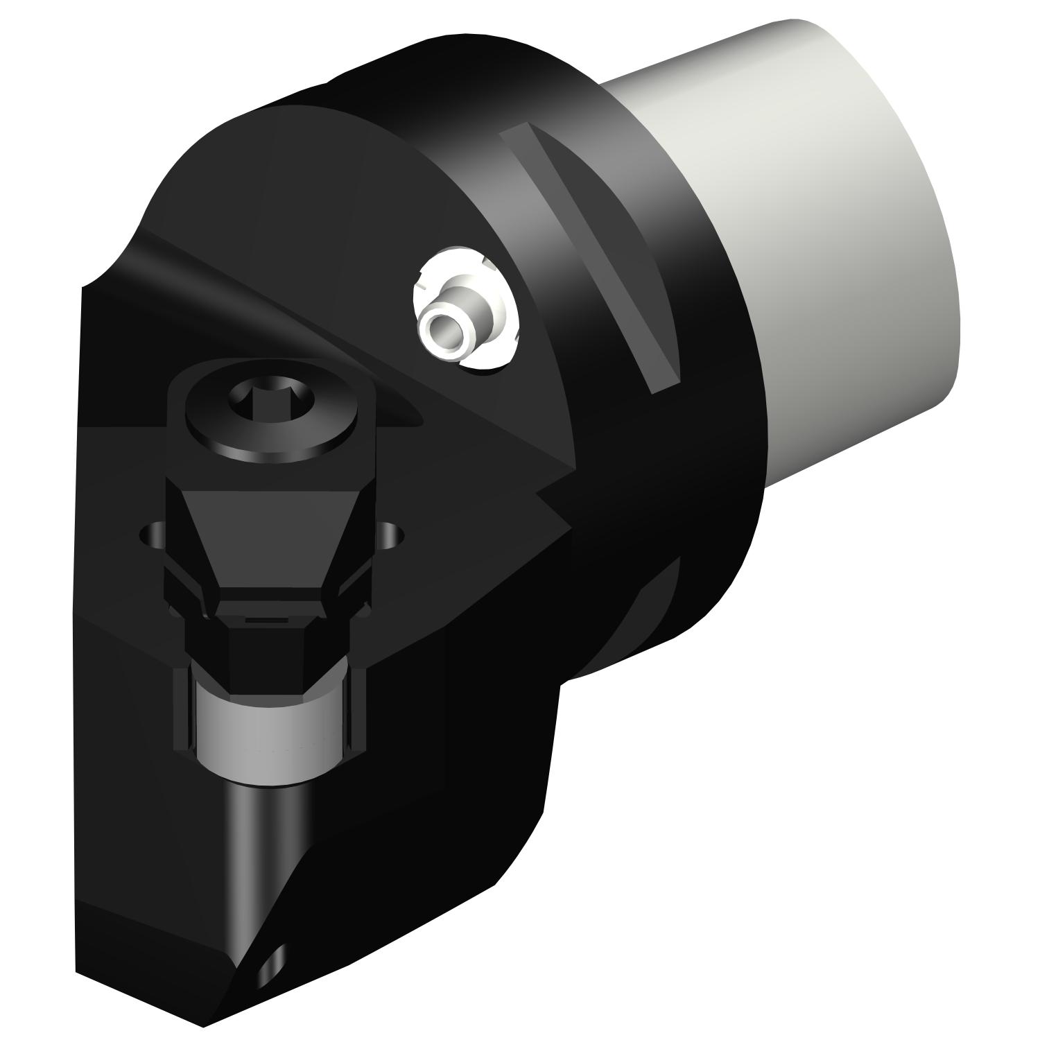 Sandvik Coromant 7439596 T-Max® Modular Turning/Profiling Cutting Head With Through Coolant, C4 System, 50 mm L Head/Projection, Right Hand Cutting, Insert Compatibility: RNGN 090300