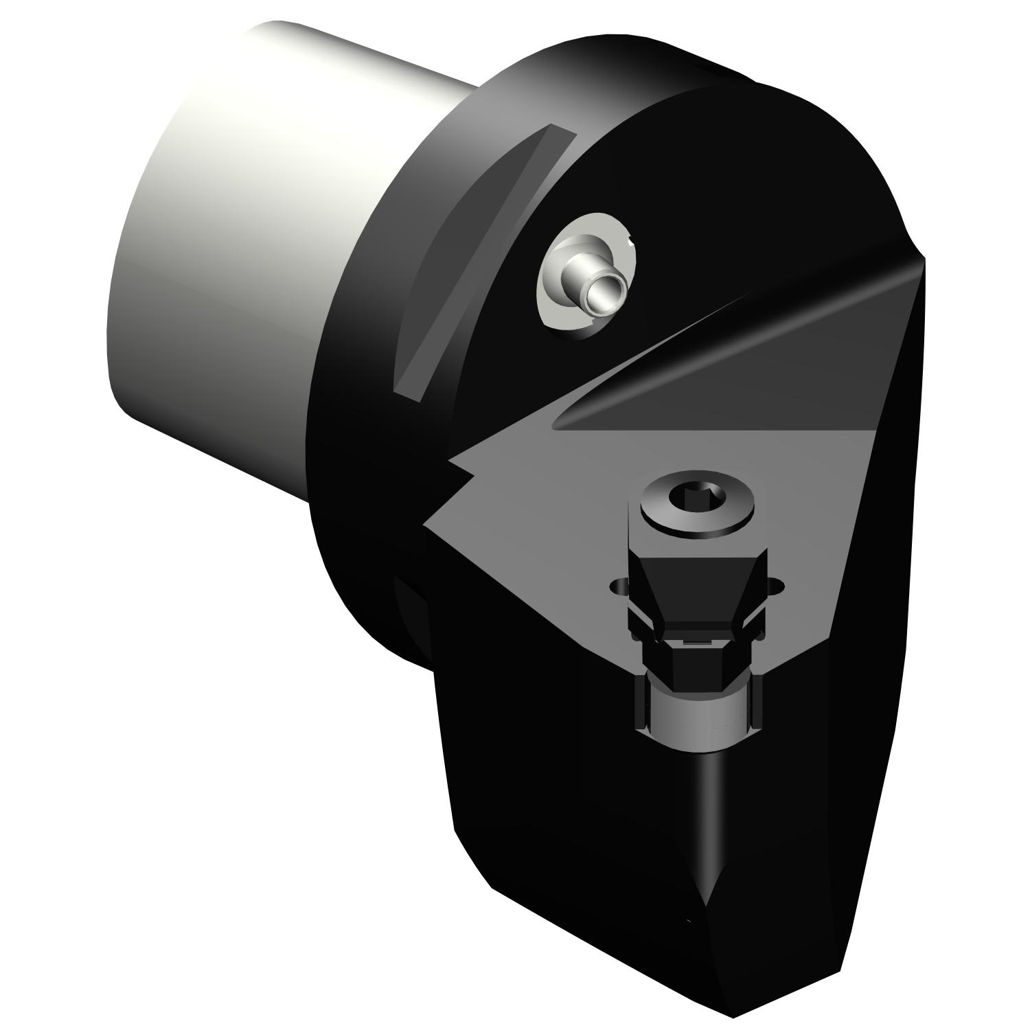 Sandvik Coromant 7439599 T-Max® Modular Turning/Profiling Cutting Head With Through Coolant, C6 System, 65 mm L Head/Projection, Left Hand Cutting, Insert Compatibility: RNGN 090300