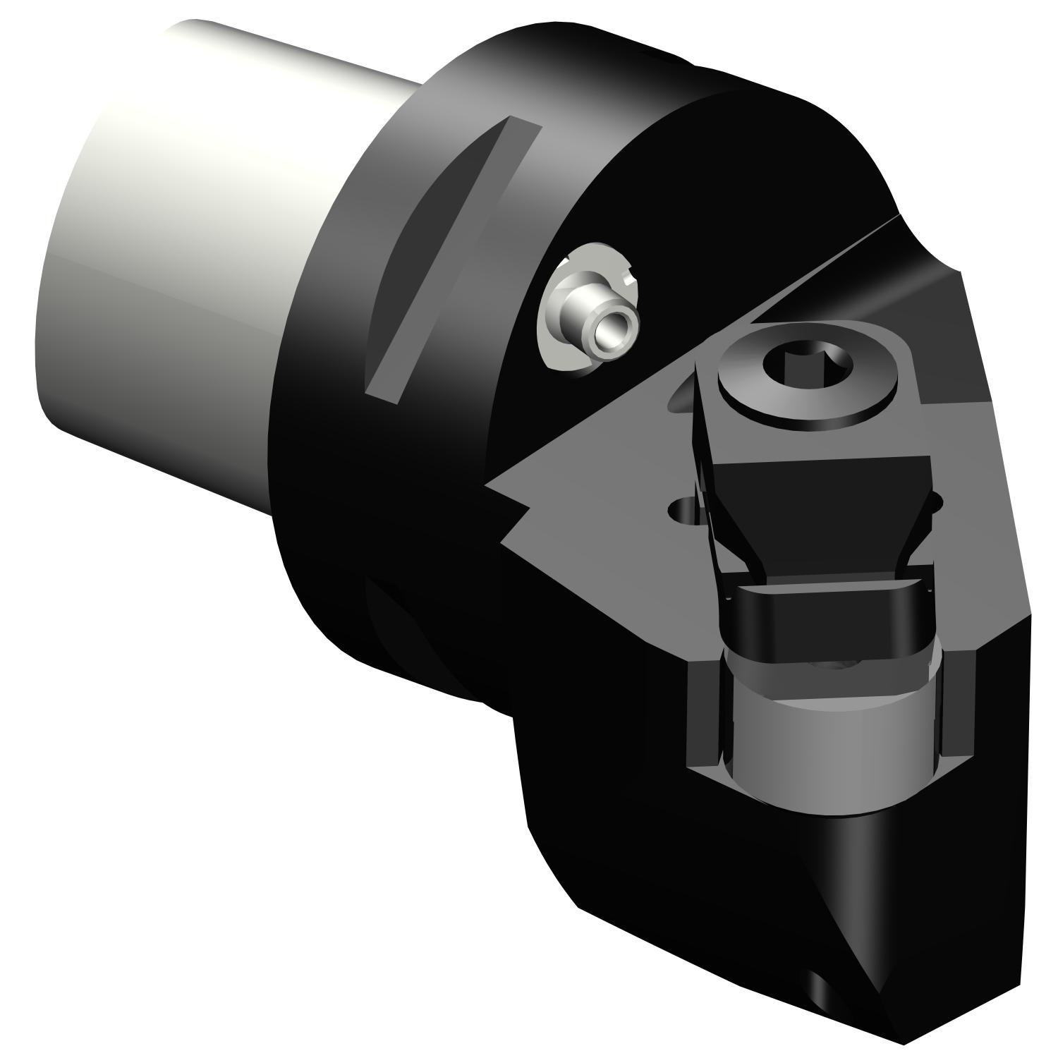 Sandvik Coromant 7439601 T-Max® Modular Turning/Profiling Cutting Head With Through Coolant, C4 System, 50 mm L Head/Projection, Left Hand Cutting, Insert Compatibility: RNGN 120300