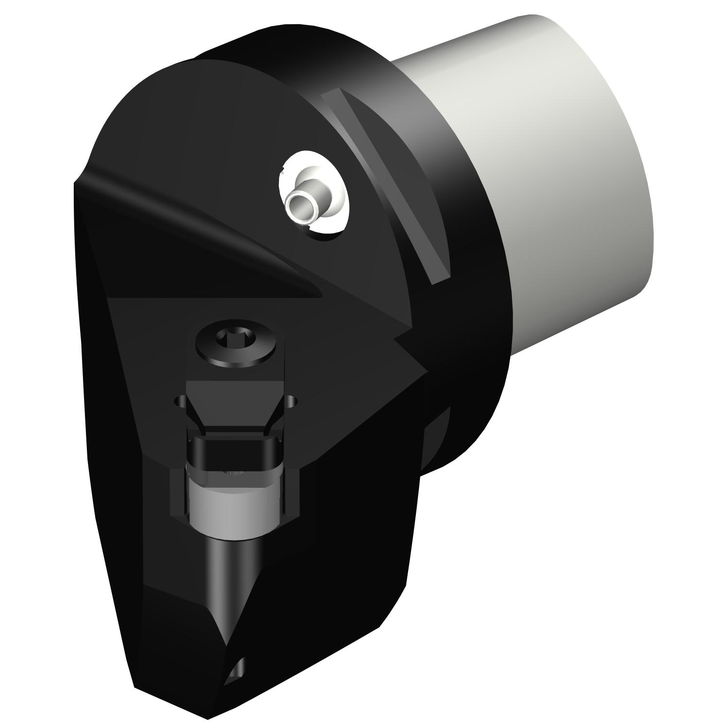 Sandvik Coromant 7439606 T-Max® Modular Turning/Profiling Cutting Head With Through Coolant, C6 System, 65 mm L Head/Projection, Right Hand Cutting, Insert Compatibility: RNGN 120300