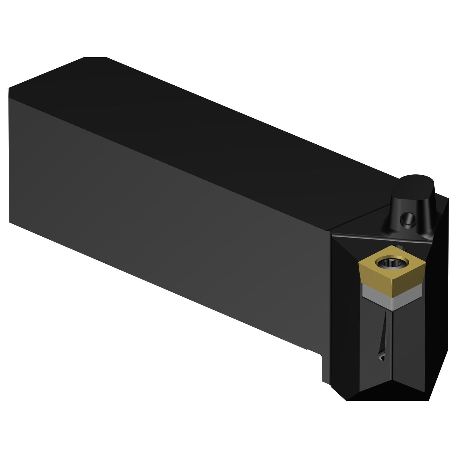Sandvik Coromant 7445835 CoroTurn® 107 Indexable Turning Toolholder, ANSI Code: QS-SCLCL 16 3C, QS-SCLCL Tool Holder, CCMT 09T308 Insert, Left Hand Cutting, 25.4 mm H x 25.4 mm W Rectangle Shank, -5 deg Lead Angle, Neutral Rake, 108 mm OAL