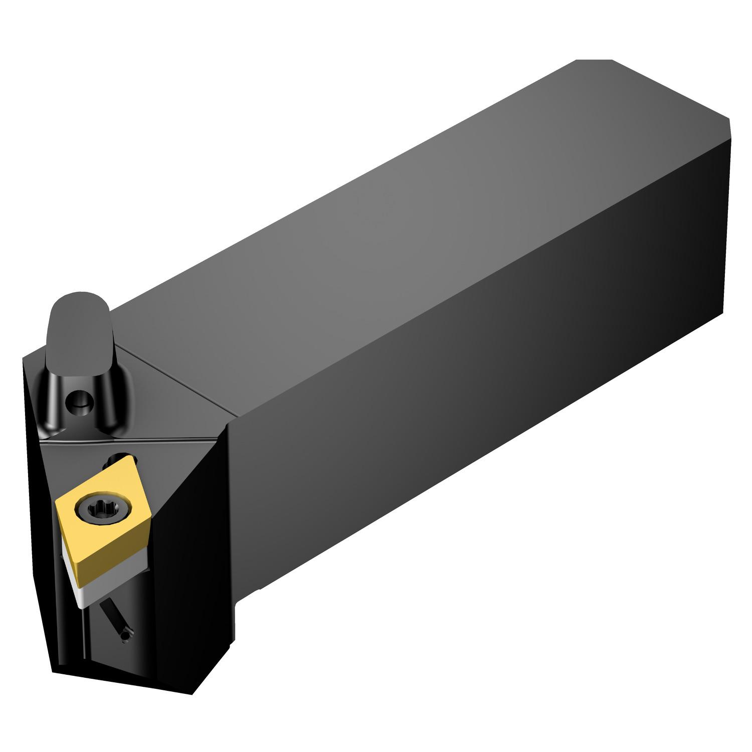 Sandvik Coromant 7446537 CoroTurn® 107 Indexable Turning Toolholder, ANSI Code: QS-SDJCR 16 3C, QS-SDJCR Tool Holder, DCMT 11T308 Insert, Right Hand Cutting, 25.4 mm H x 25.4 mm W Rectangle Shank, -3 deg Lead Angle, Neutral Rake, 113 mm OAL