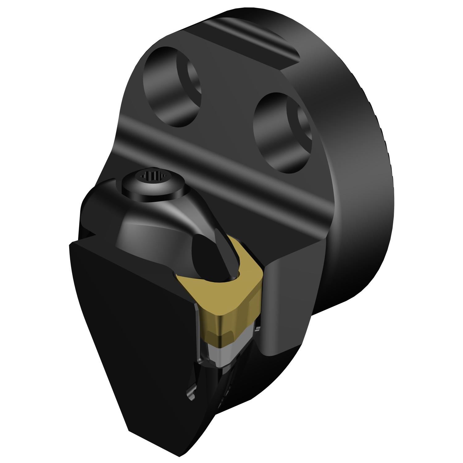 Sandvik Coromant 7477757 CoroTurn® Prime Modular Turning/Profiling Cutting Head With Through Coolant, SZ 40 System, 40 mm L Head/Projection, Right Hand Cutting, Insert Compatibility: CP-B1108