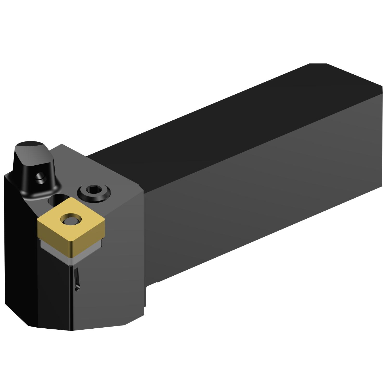Sandvik Coromant 7572083 T-Max® P Indexable Turning Toolholder, ANSI Code: QS-PCLNR 2525-12C, QS-PCLNR Tool Holder, CNMG 120408 Insert, Right Hand Cutting, 25 mm H x 25 mm W Rectangle Shank, -5 deg Lead Angle, -6 deg Rake, 116 mm OAL