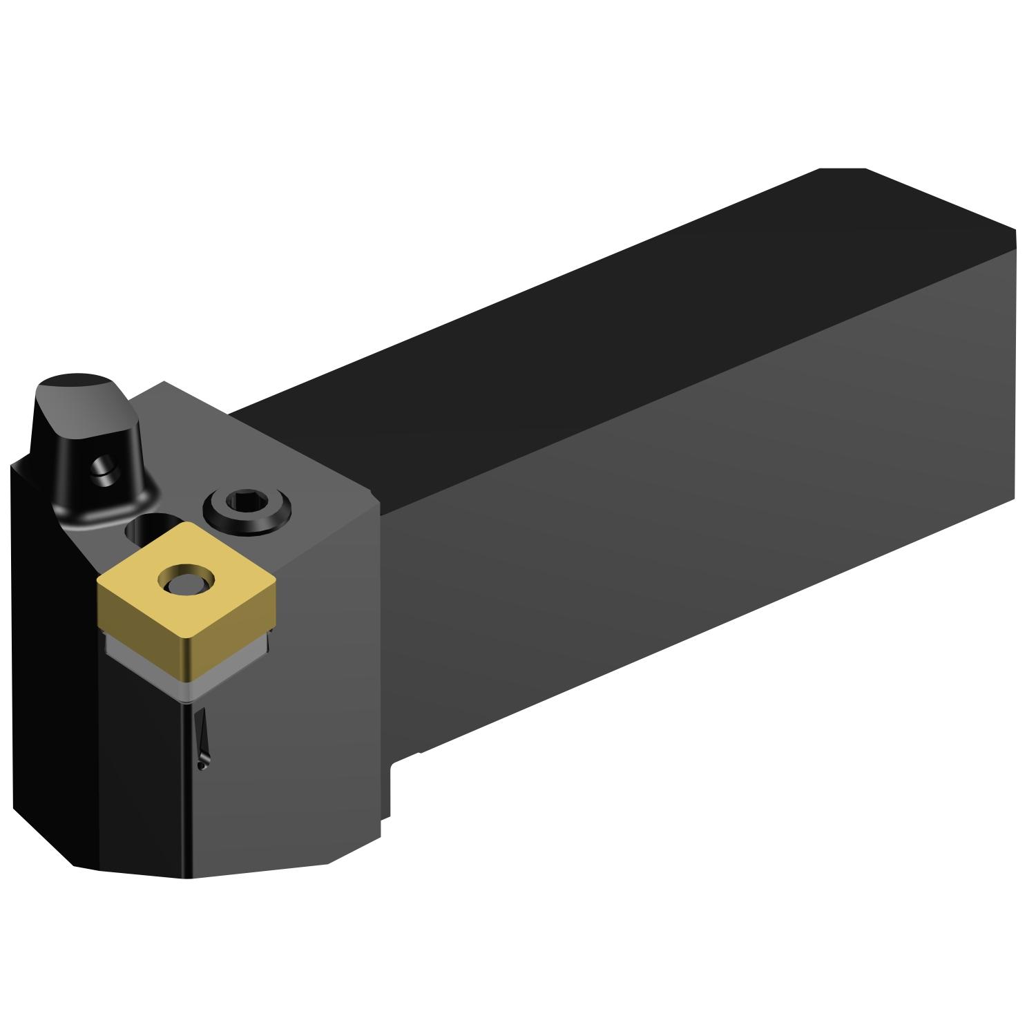 Sandvik Coromant 7572085 T-Max® P Indexable Turning Toolholder, ANSI Code: QS-PCLNR 16 4C, QS-PCLNR Tool Holder, CNMG 120408 Insert, Right Hand Cutting, 25 mm H x 25 mm W Rectangle Shank, -5 deg Lead Angle, -6 deg Rake, 116 mm OAL