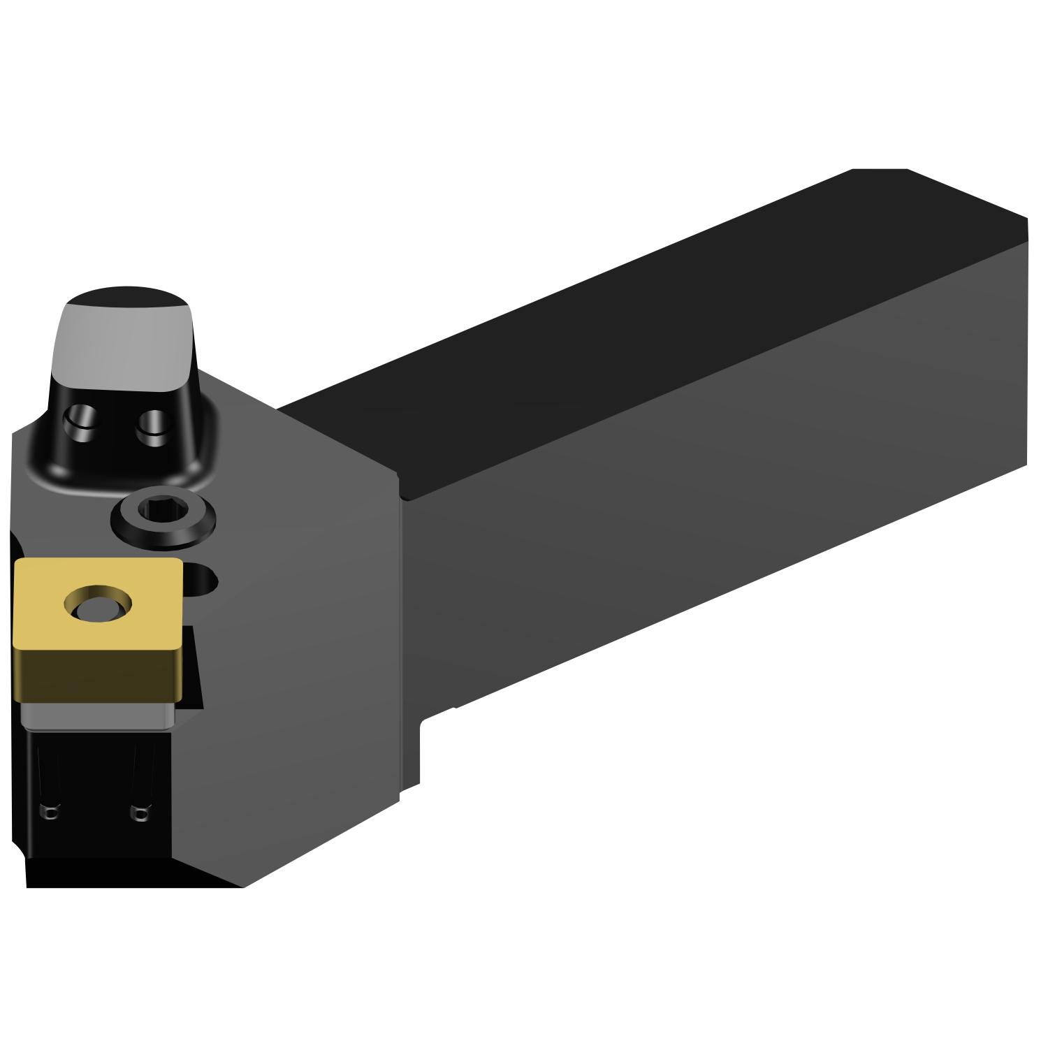 Sandvik Coromant 7572097 T-Max® P Indexable Turning Toolholder, ANSI Code: QS-PSSNR 12 4C, QS-PSSNR Tool Holder, SNMG 120408 Insert, Right Hand Cutting, 19.05 mm H x 19.05 mm W Rectangle Shank, 45 deg Lead Angle, -8 deg Rake, 101.2 mm OAL