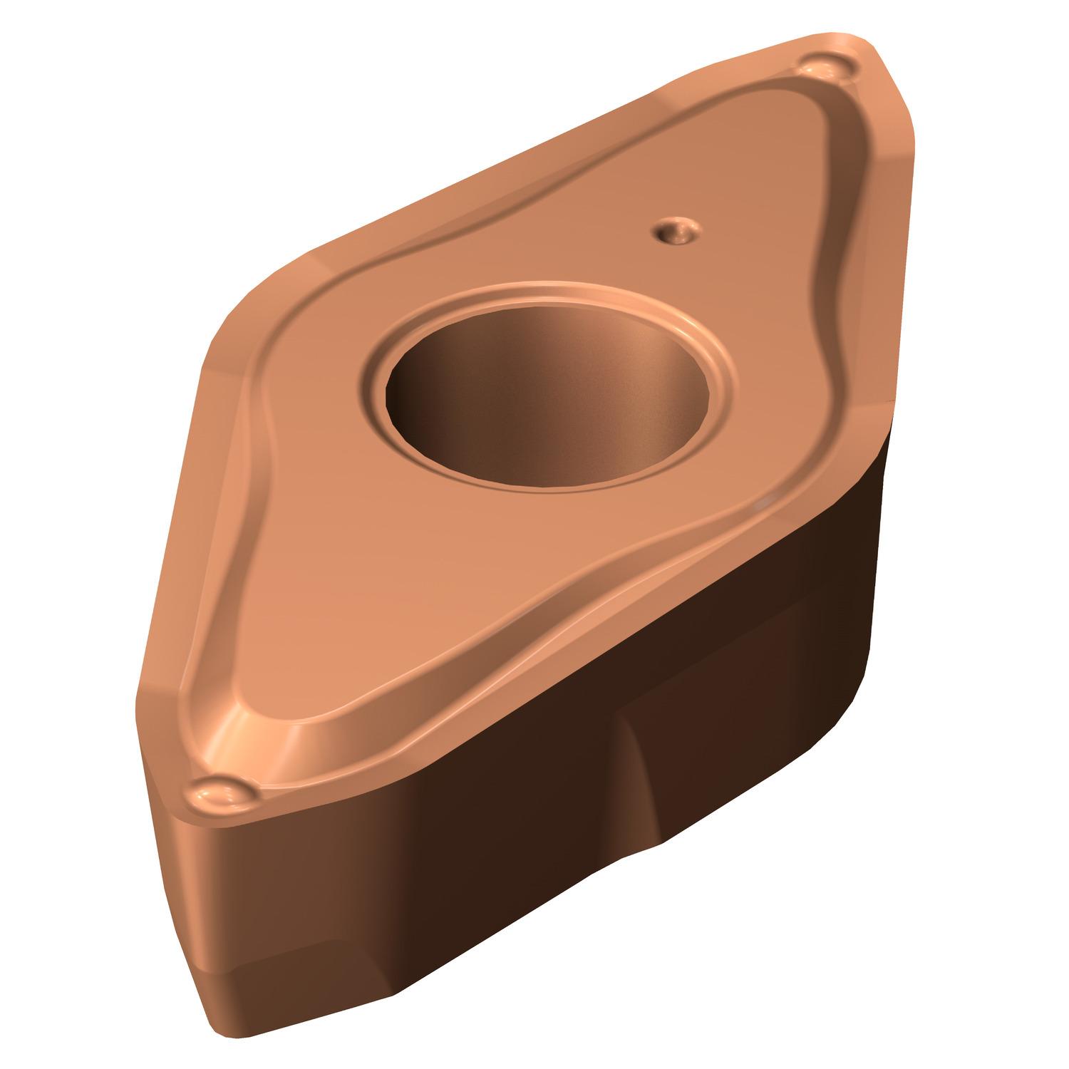 Sandvik Coromant 7577530 CoroTurn® Prime Turning Insert, ANSI Code: CP-B1108-L4 1115, CP-B Insert, Material Grade: M, S, 1108 Insert, Diamond Shape, Neutral Cutting, For Use On Stainless Steel and Heat-Resistant Super Alloys, Carbide