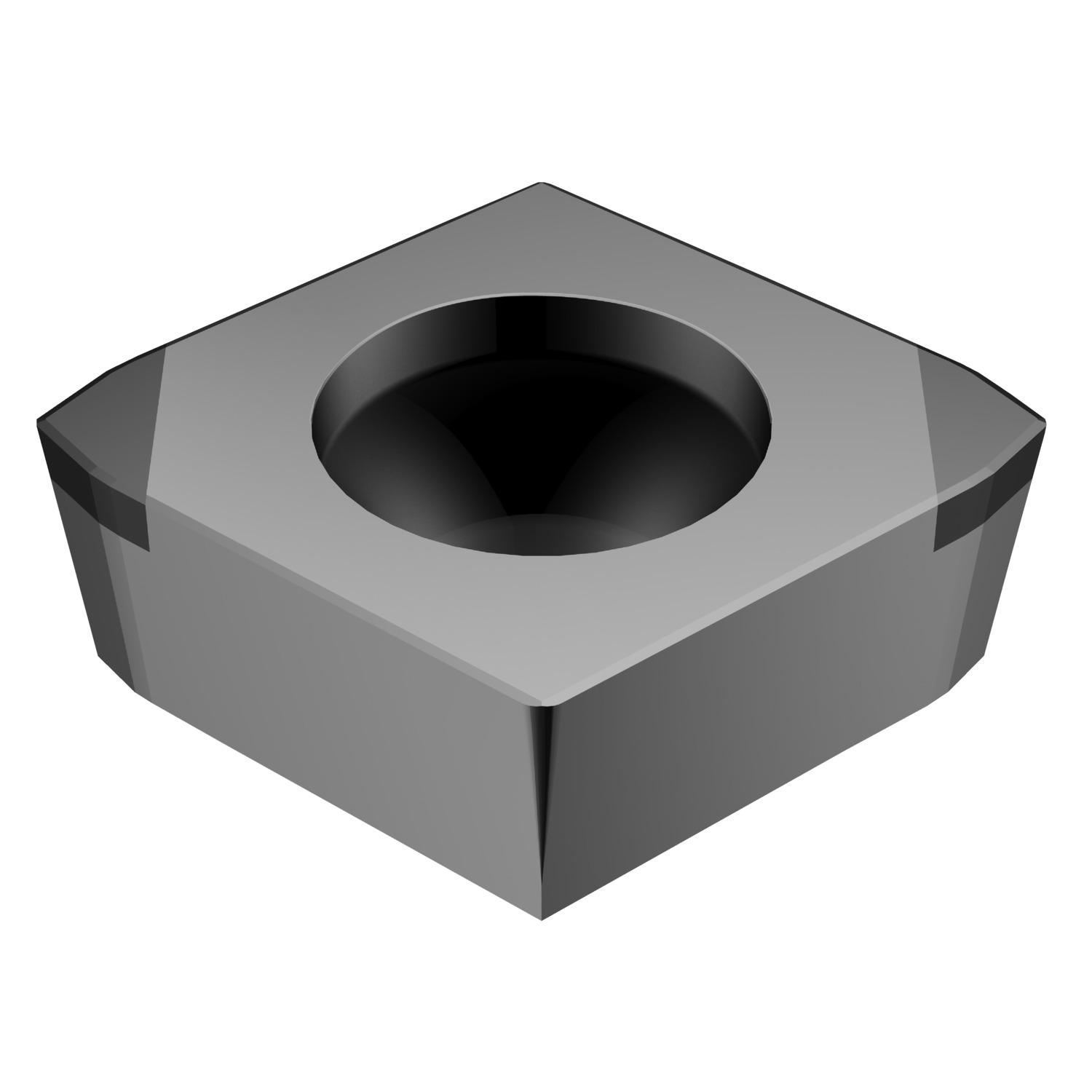 Sandvik Coromant 7586828 CoroTurn® 107 Turning Insert, ANSI Code: CCGX09T3L020-15FXA 7125, CCGW Insert, Material Grade: H, 09T3 Insert, Rhombic Shape, Neutral Cutting, For Use On Hardened Materials, Manufacturer's Grade: 7125