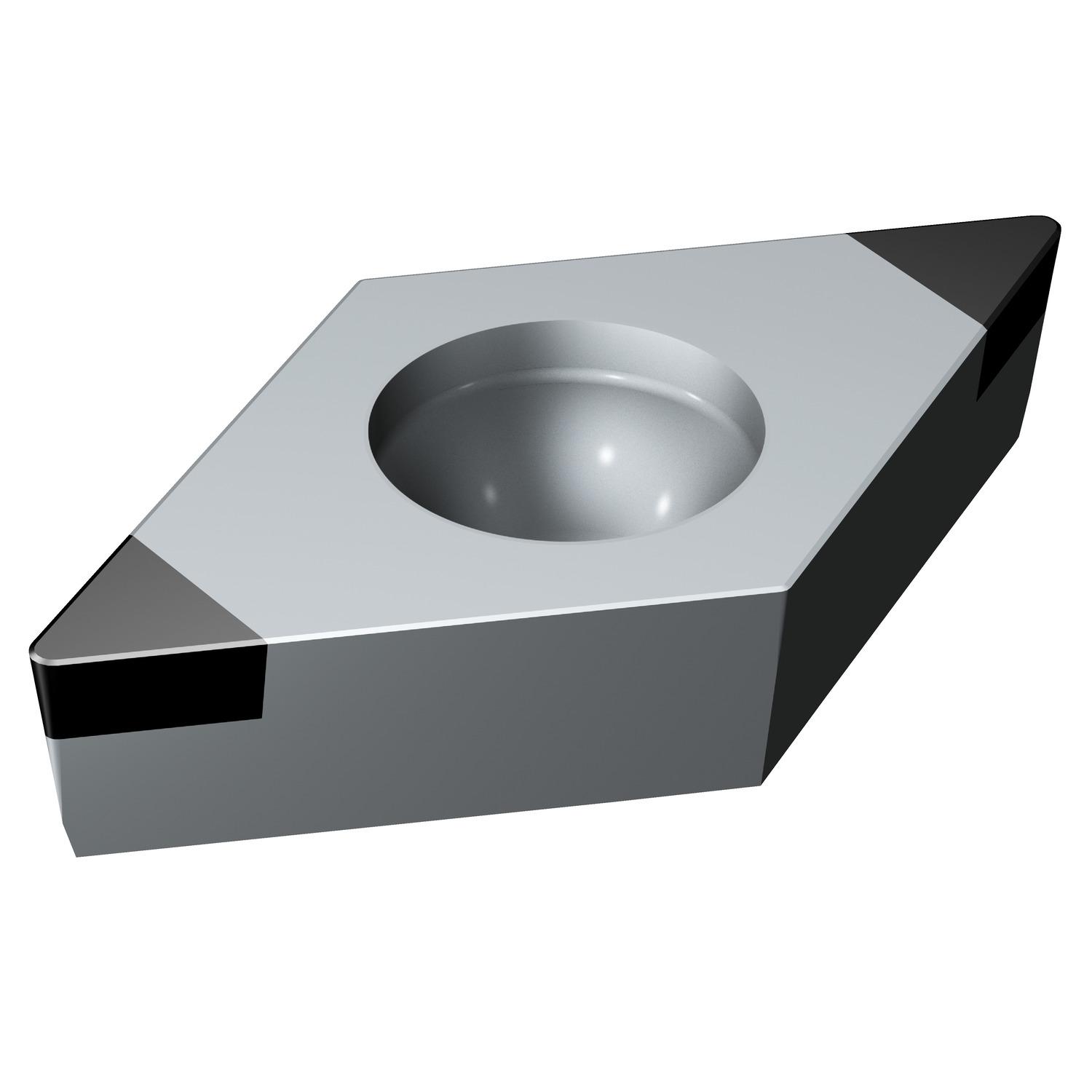 Sandvik Coromant 6879557 CoroTurn® 107 Turning Insert, ANSI Code: DCGW3(2.5)1S0320FWH 7025, DCGW Insert, Material Grade: H, 3(2.5)1 Insert, Diamond Shape, 11 Seat, Positive Rake, Neutral Cutting, For Use On Hardened Steel, Carbide
