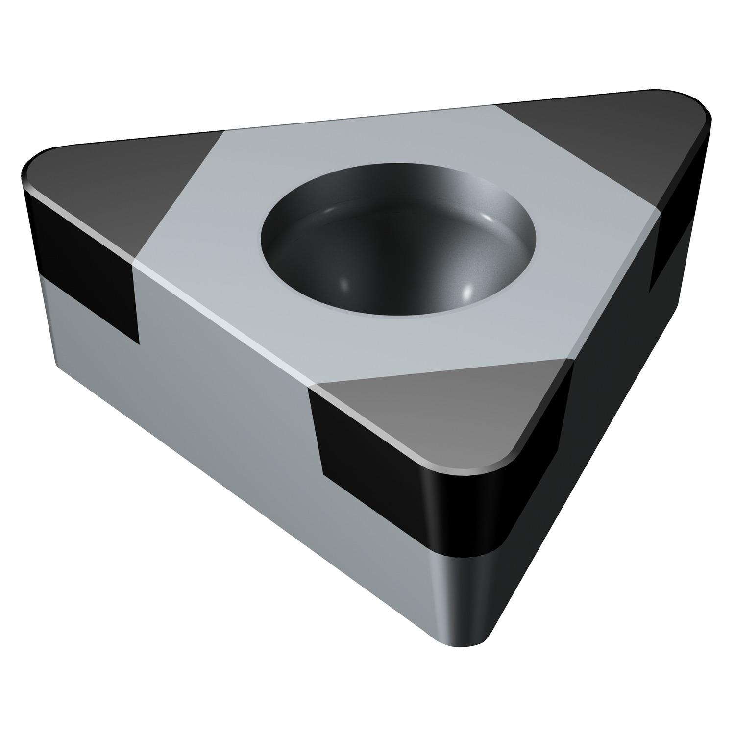 Sandvik Coromant 7586930 CoroTurn® 107 Turning Insert, ANSI Code: TCGW1.8(1.5)1S0530F 7135, TCGW Insert, Material Grade: H, 1.8(1.5)1 Insert, Triangular Shape, Neutral Cutting, For Use On Hardened Materials, Manufacturer's Grade: 7135