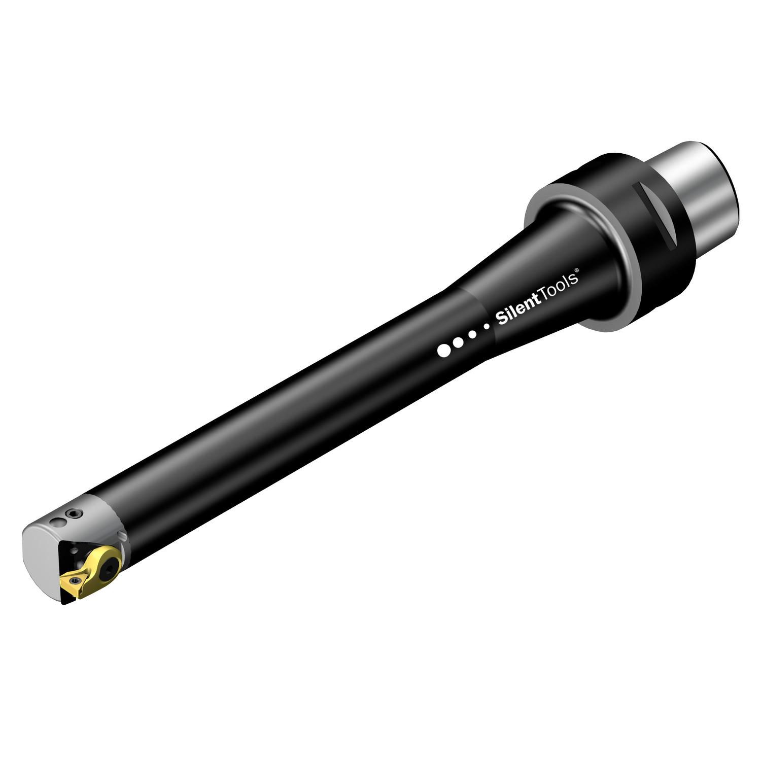 Sandvik Coromant Silent Tools™ 7591898 CoroBore® 825 Dampened Metric Fine Boring Tool With Internal Coolant, C5 System, 44 to 56 mm Dia Bore, 336 mm Max Bore Depth, TCMT Insert