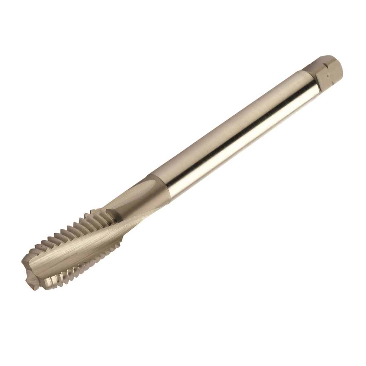 Sandvik Coromant 7605852 CoroTap™ 300 Spiral Flute Tap, M12x1.75 Thread, C Chamfer, 3 Flutes, Uncoated, HSS-E-PM