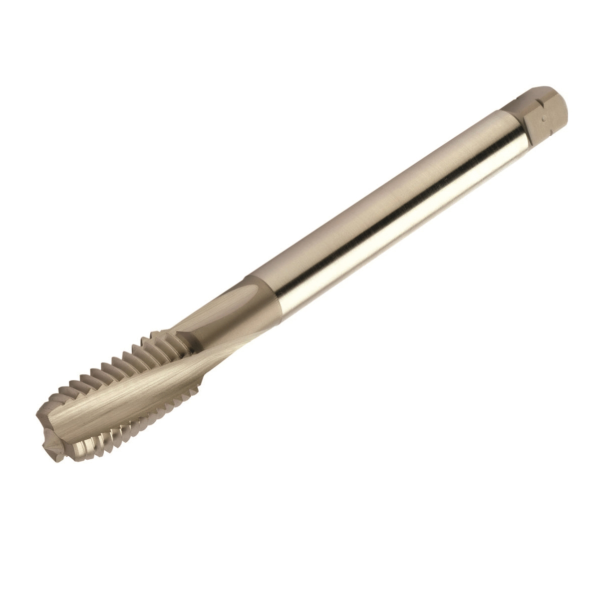Sandvik Coromant 7605916 CoroTap™ 300 Spiral Flute Tap, M3x0.5 Thread, C Chamfer, 3 Flutes, Uncoated, HSS-E-PM