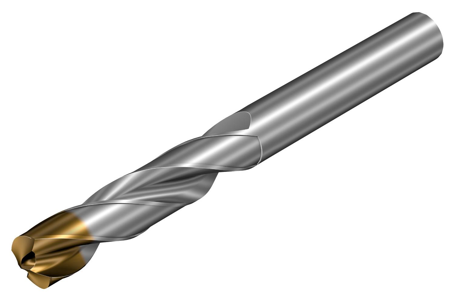 Sandvik Coromant 7781618 CoroDrill® 860 High Performance Short Length Drill, 12 mm Drill - Metric, 0.4724 in Drill - Decimal Inch, Solid Carbide, PVD-TiAlSiN+TiSiN Coated