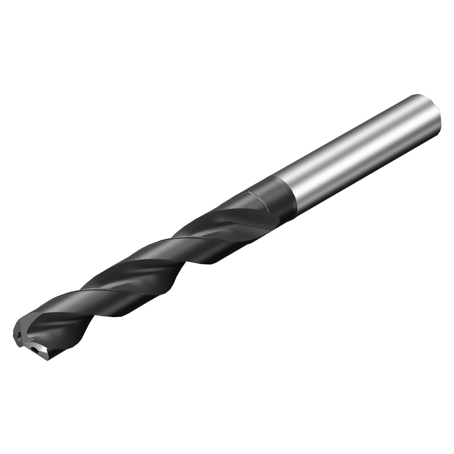 Sandvik Coromant 7782473 CoroDrill® 860 Short Length Drill Bit With Axial Through Coolant, 11.5 mm Drill - Metric, 0.4527 in Drill - Decimal Inch, Solid Carbide, PVD-AlTiN Coated