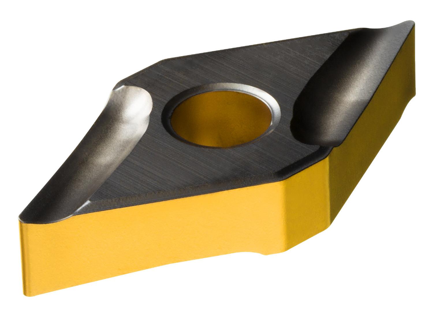Sandvik Coromant 7861213 T-Max® P 4-Cutting Edge Turning Insert, ANSI Code: DNMG 431L-K 4425, DNMG Insert, Material Grade: P, K, 1504 Insert, Diamond Shape, Left Hand Cutting, For Use On Steel and Cast Iron, Carbide, Manufacturer's Grade: 4425