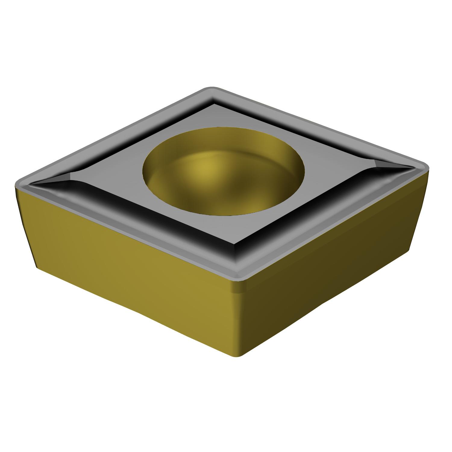 Sandvik Coromant 7080741 CoroTurn® 107 Turning Insert, ANSI Code: CCMT 2(1.5)1-UF 4335, CCMT Insert, Material Grade: P, 2(1.5)1 Insert, Diamond Shape, 06 Seat, Positive Rake, Neutral Cutting, For Use On Steel, Carbide, Manufacturer's Grade: 4335