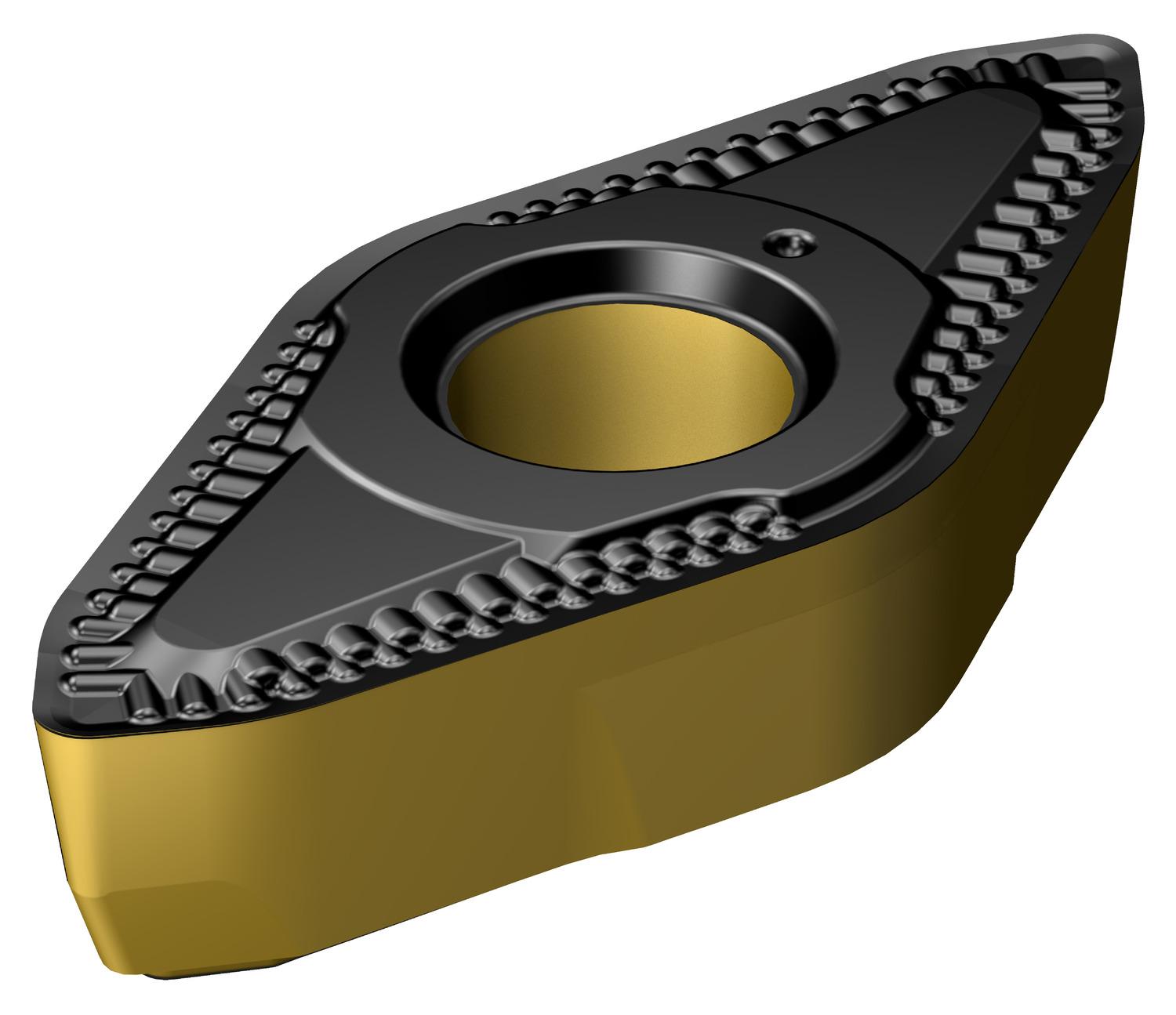 Sandvik Coromant 7100705 CoroTurn® Prime Turning Insert, ANSI Code: CP-B1108-M5 4325, CP-B Insert, Material Grade: P, 1108 Insert, Diamond Shape, 11 Seat, Positive Rake, Neutral Cutting, For Use On Steel, Carbide, Manufacturer's Grade: 4325