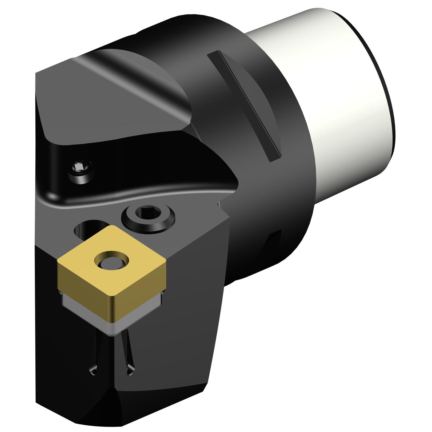 Sandvik Coromant 7951264 T-Max® P Cutting Unit With (3) Axial Concentric and Radial Entry, C4 System, 1.9685 in L Head/Projection, Right Hand Cutting, Insert Compatibility: CNMG 120408, External