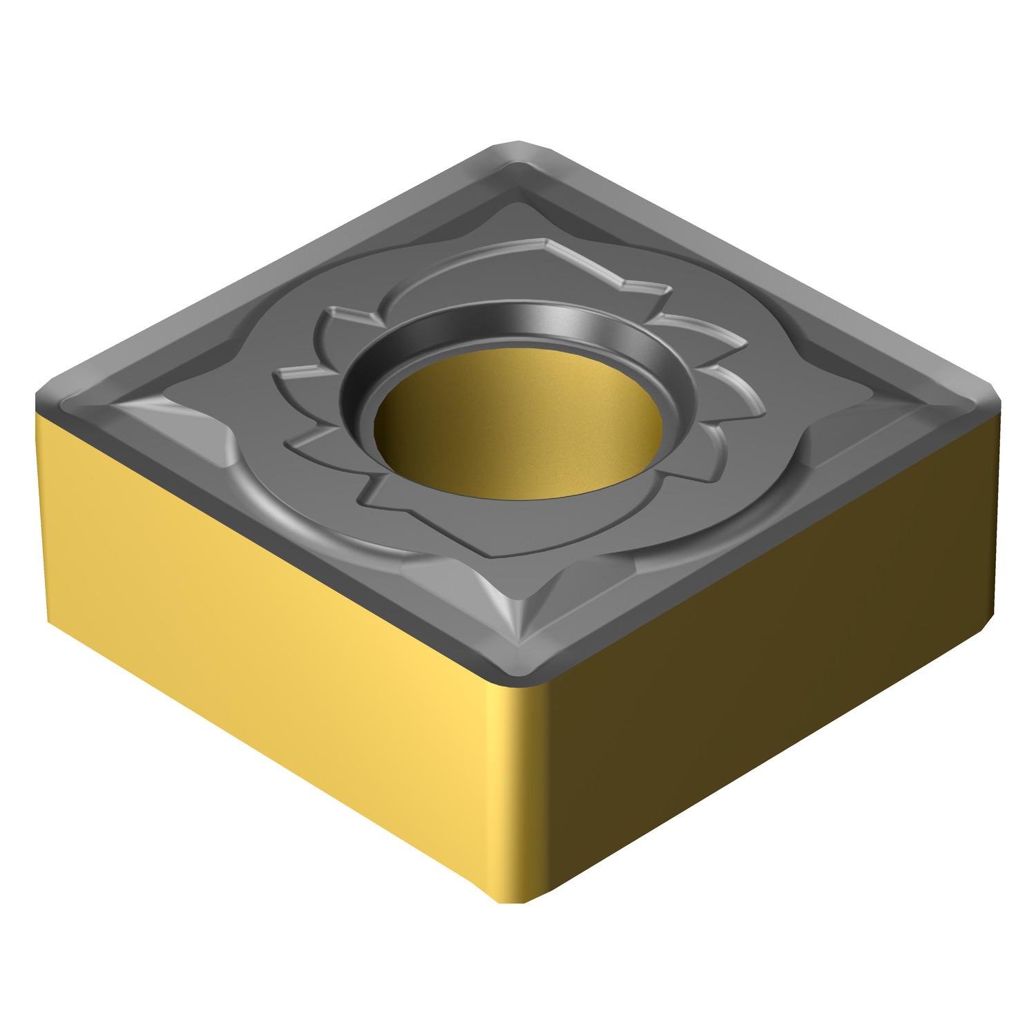 Sandvik Coromant 8003617 T-Max® P 8-Cutting Edge Turning Insert, ANSI Code: SNMG544-SMR S205, SNMG Insert, Material Grade: S, 1506 Insert, Square Shape, Neutral Cutting, For Use On Heat-Resistant Super Alloy, Carbide, Manufacturer's Grade: S205