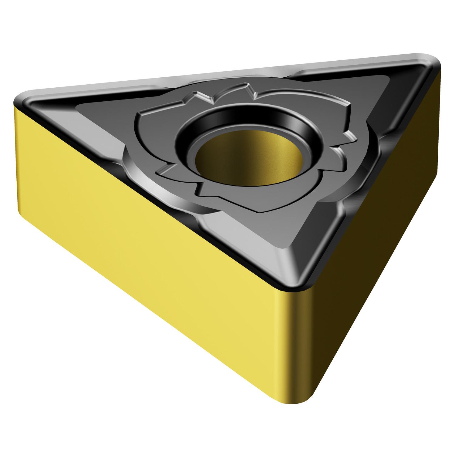 Sandvik Coromant 8003639 T-Max® P 6-Cutting Edge Turning Insert, ANSI Code: TNMG432-SM S205, TNMG Insert, Material Grade: S, 2204 Insert, Triangle Shape, Neutral Cutting, For Use On Heat-Resistant Super Alloy, Carbide, Manufacturer's Grade: S205