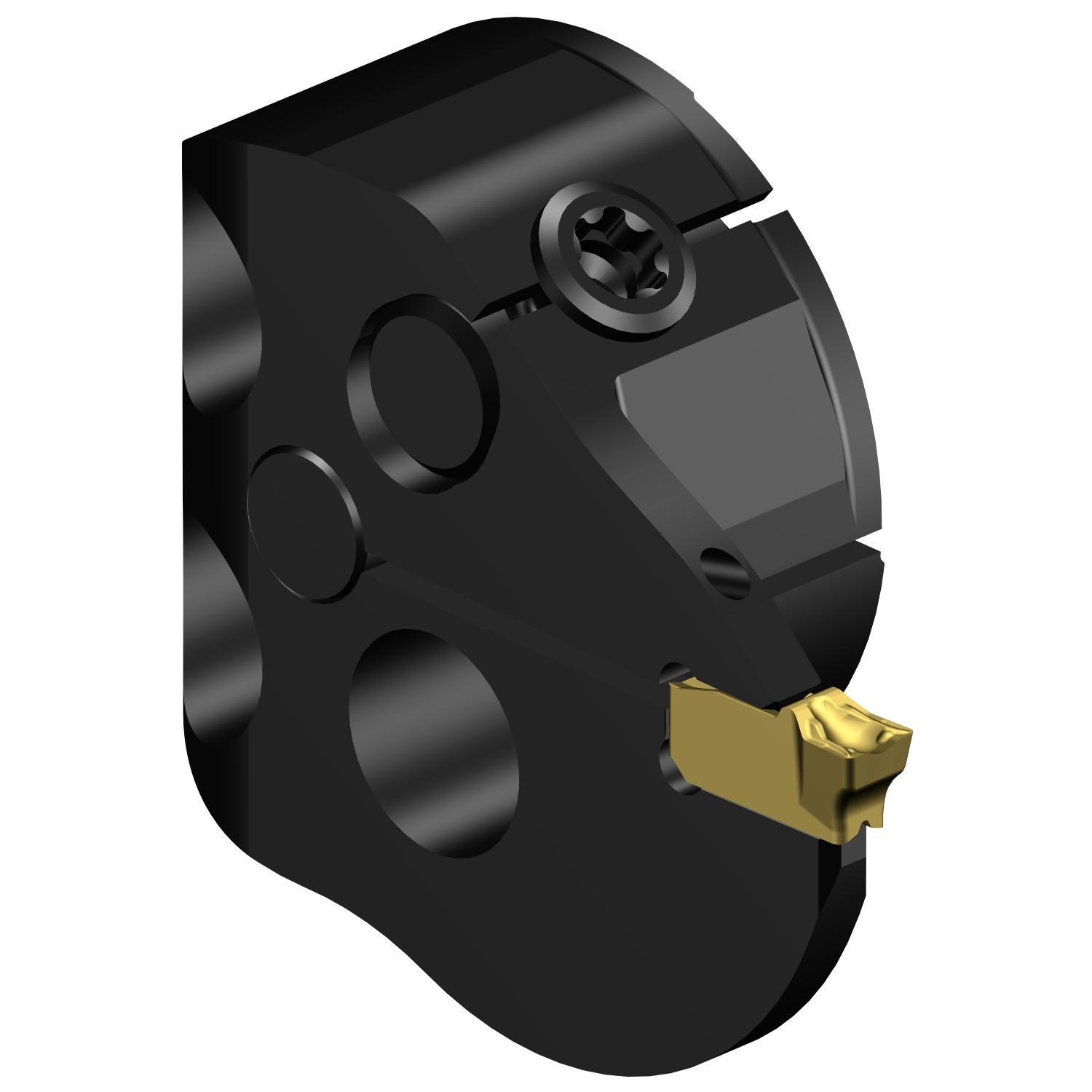 Sandvik Coromant 8222620 CoroCut® QI Grooving Heads, 25 System, Right Hand Cutting, SL Modular Head, QI-NG Insert, Insert Compatibility: QI-NG-0300-0002-GF