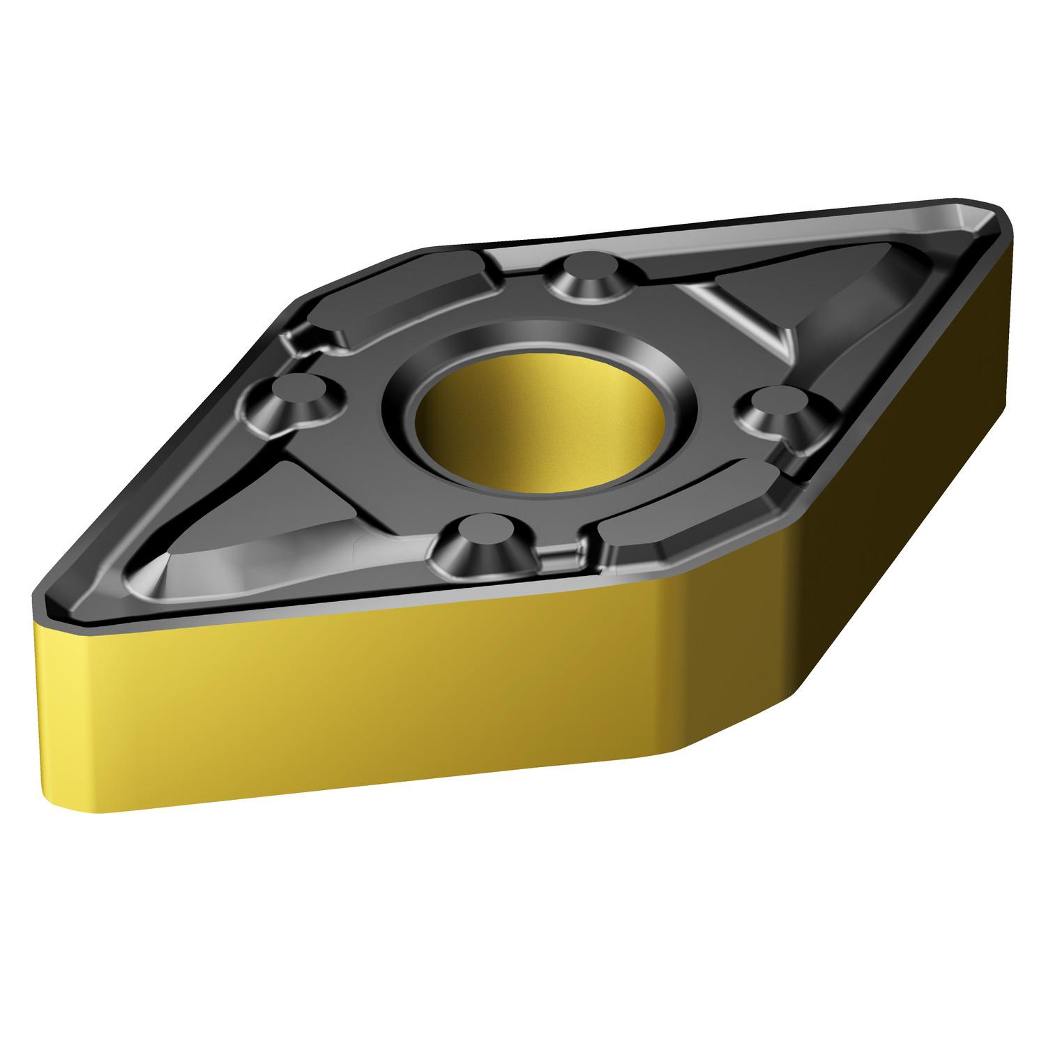 Sandvik Coromant 8322632 T-Max® P Cutting Tool Turning Insert, ANSI Code: DNMX 432-WMX 4405, DNMX Insert, K, P Material Grade, 1504 Insert, Diamond Shape, Neutral Cutting, For Use On Steel/Cast Iron, Carbide, Manufacturer's Grade: 4405