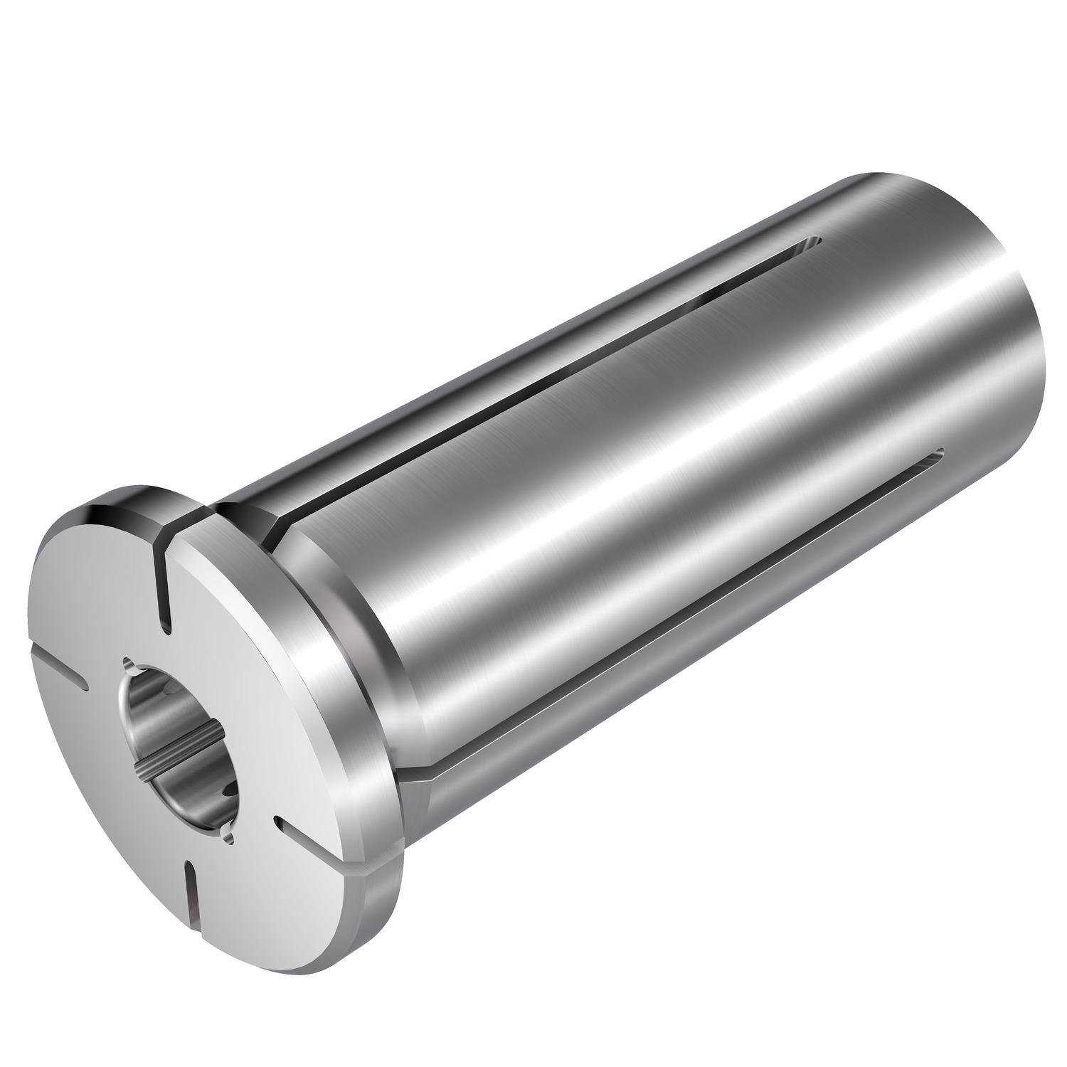 Sandvik Coromant 8437607 Cylindrical Sleeve Collet, 44 mm OAL, 5/16 in Capacity, 16 mm Dia Body, 16 mm Dia Head