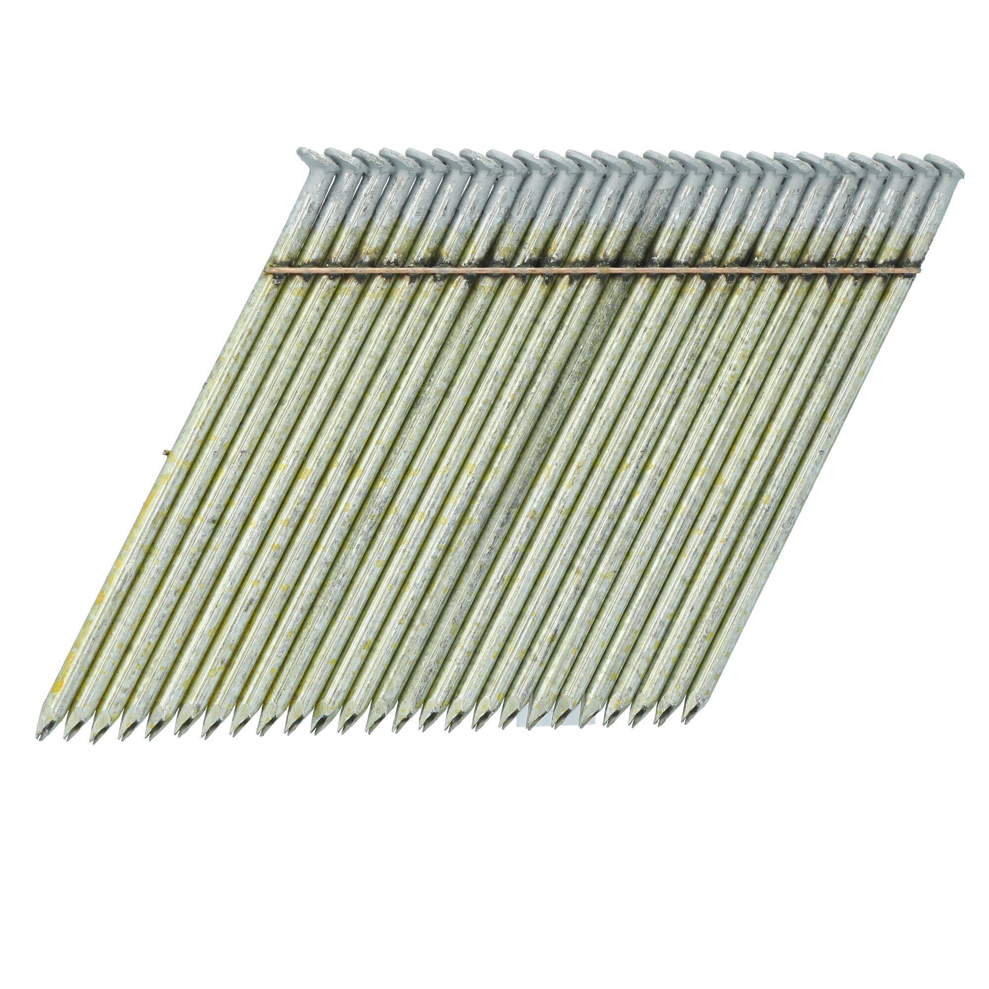 Bostitch® S16D131GAL-FH S Series 28 deg Wire Collated Framing Nail, 3-1/2 in L, 0.131 in Dia, Thickcoat™ Galvanized, Steel