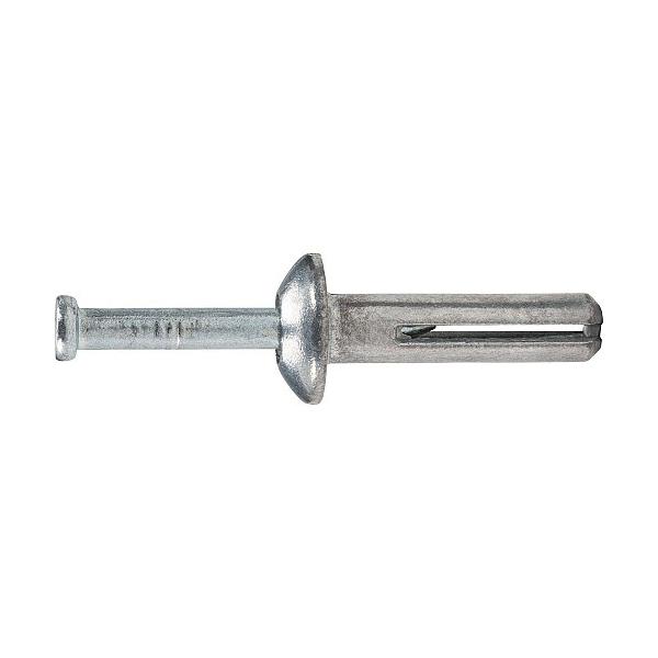 DeWALT® Zamac Nailin® 02806-PWR Nail Anchor, 1/4 in Dia, 3/4 in OAL, Carbon Steel Pin, Mushroom Head