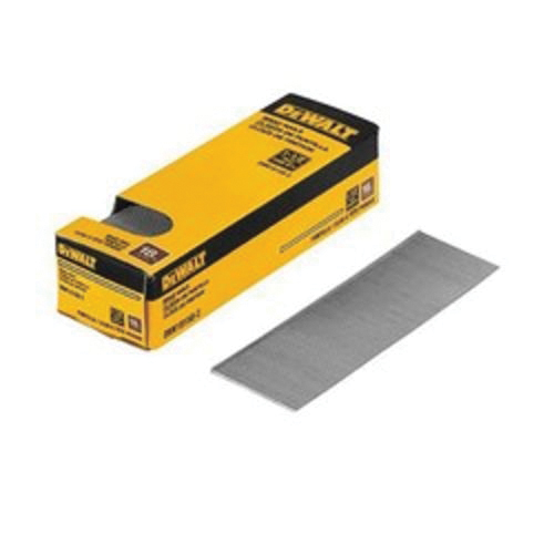 DeWALT® DBN18150-2 Straight Finishing Nail, 1-1/2 in L, Steel, Coated, Chisel Point