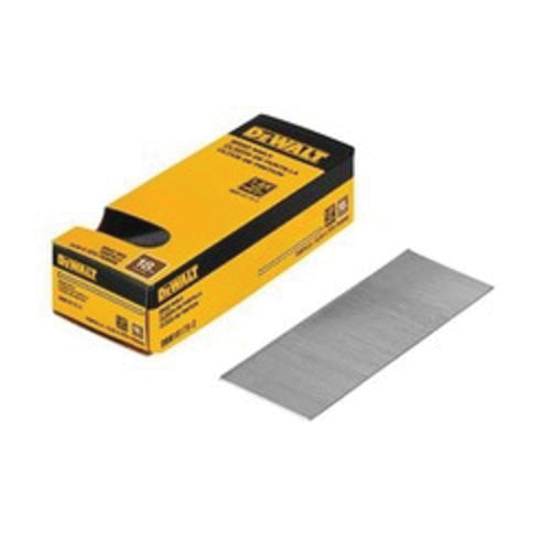 DeWALT® DBN18175-2 Straight Finishing Nail, 1-3/4 in L, Steel, Coated, Chisel Point