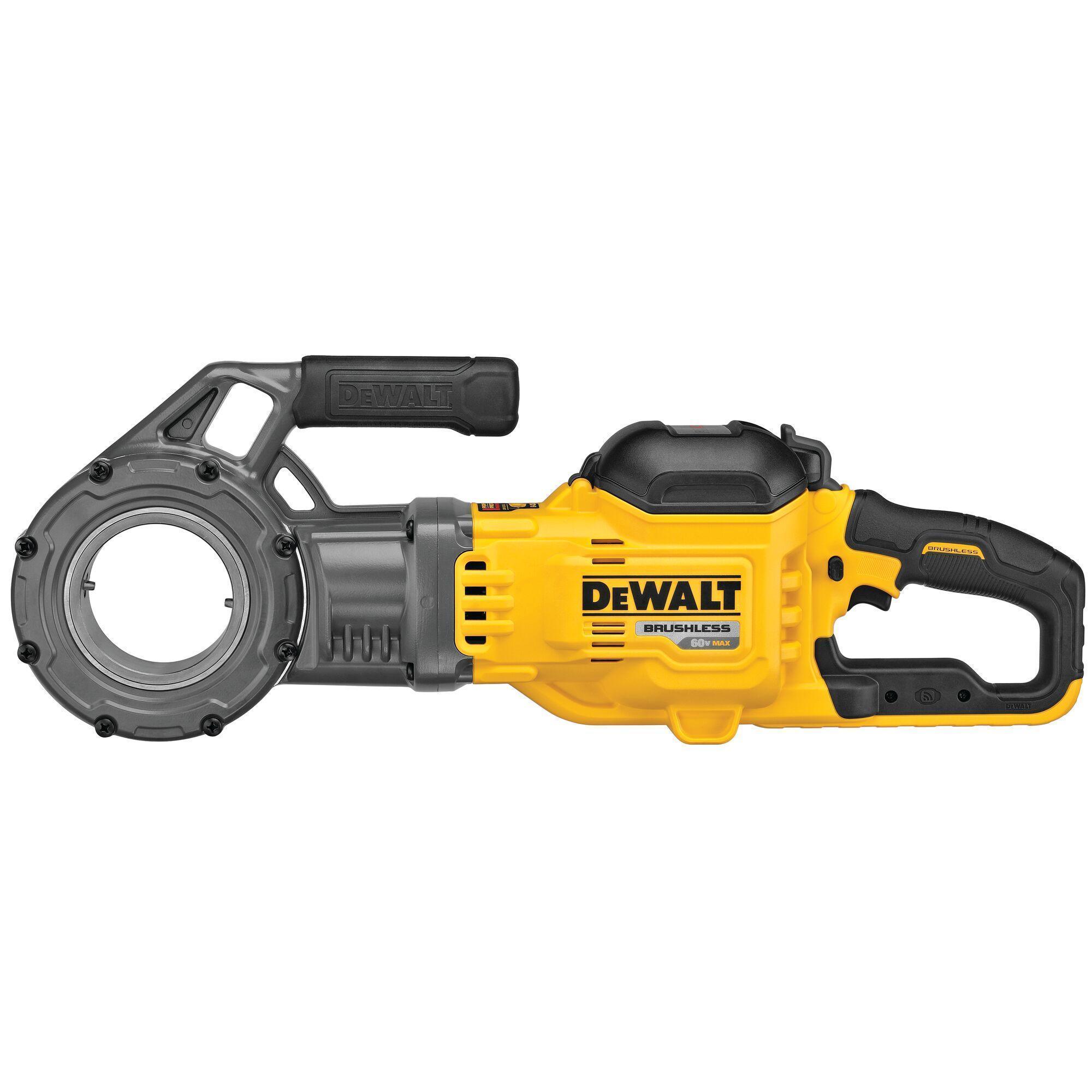 DeWALT® DCE700X2K Cordless Pipe Threader Kit With Die Head, 1/2 to 2 in Pipe, 26.38 in L x 5 in W, (2) FLEXVOLT® 20V/60V MAX* 9 Ah Glass Filled Nylon Battery