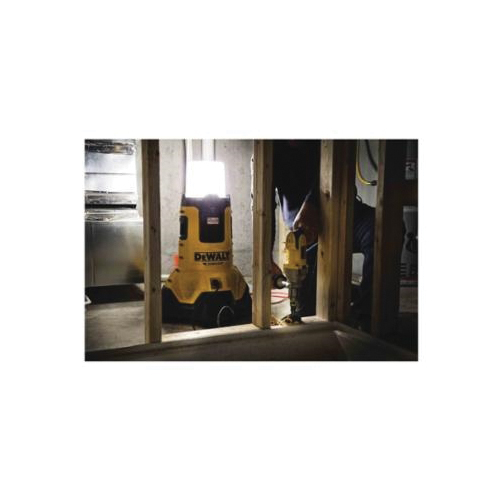 DeWALT® MAX XR® DCL070T1 Corded/Cordless Stackable LED Area Light With Tool Connect™ and Built-In Charger, LED Lamp, 20 V