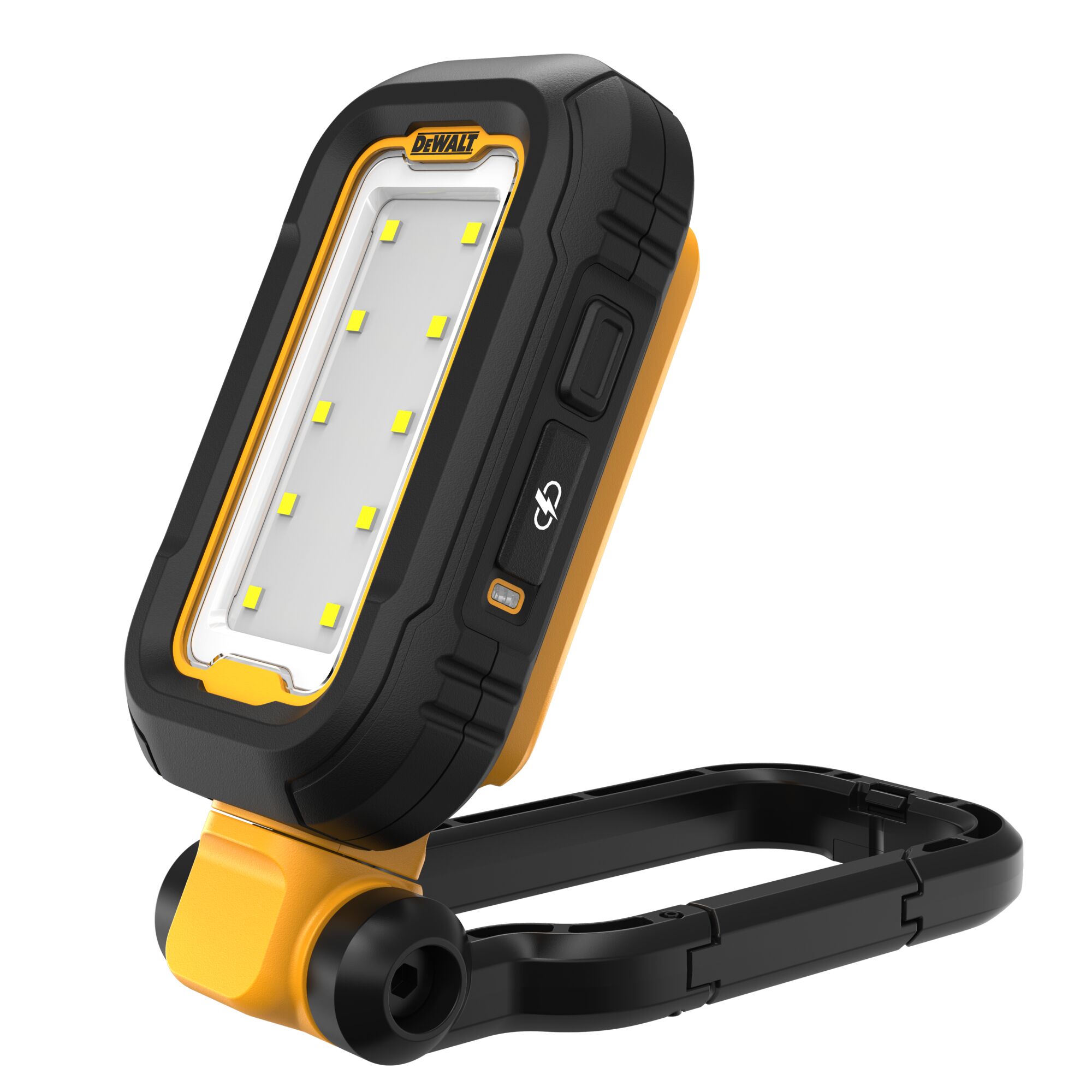 DeWALT® DCL182 Rechargeable Task Light, LED Lamp, 4 Ah Battery Internal Rechargable Battery