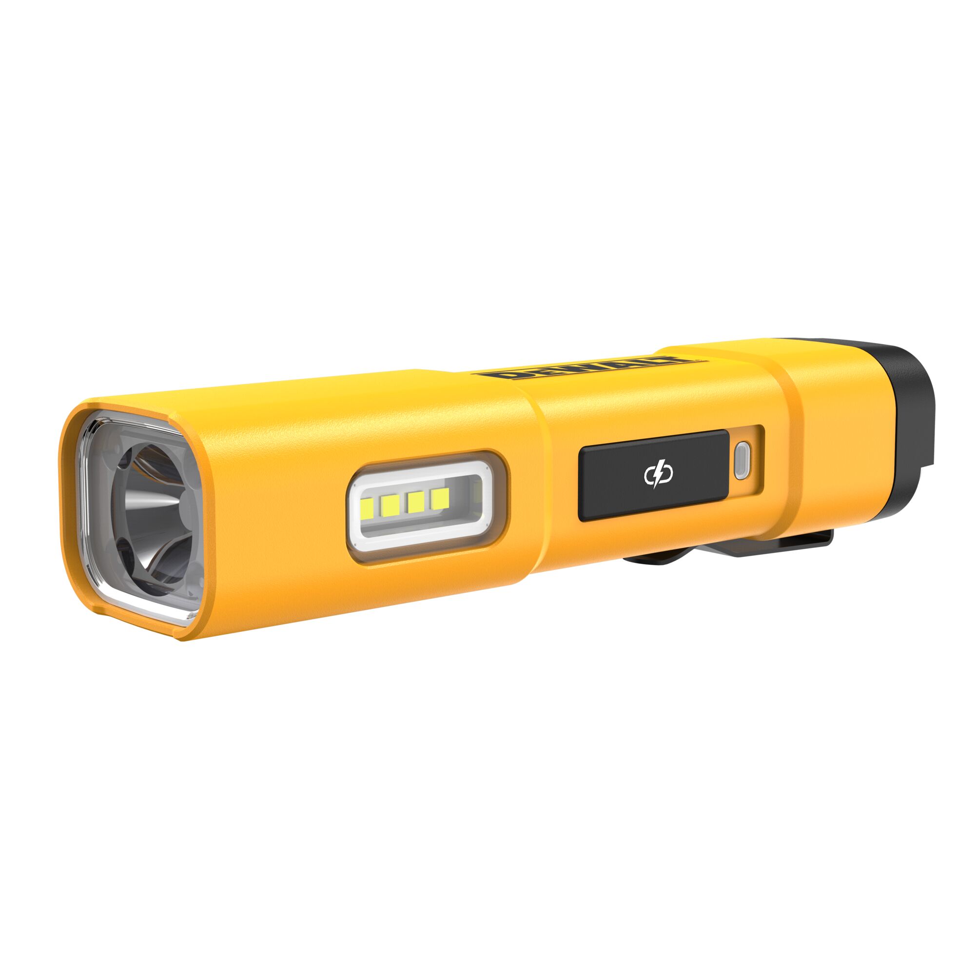 DeWALT® DCL183 Rechargeable Flashlight, LED Lamp, 4 V, 3 Ah Battery Internal Rechargable Battery
