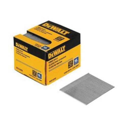 DeWALT® DCS16175 Straight Finishing Nail, 1-3/4 in L, Steel, Coated, Chisel Point