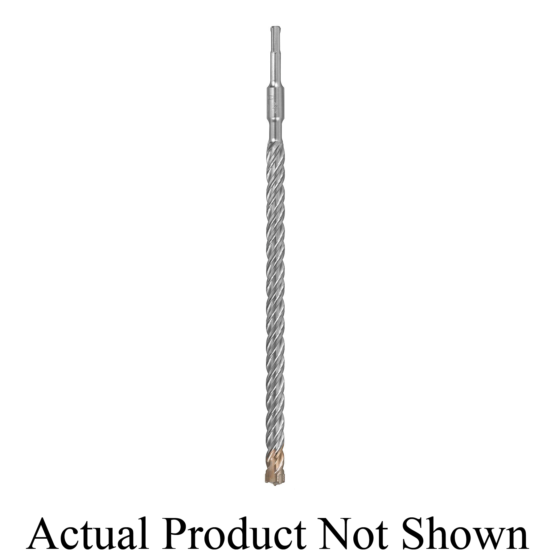 Black+Decker® DW5481 4-Cutter Masonry Drill Bit, 1-1/8 in Drill Bit, 25/64 in SDS-Plus® Shank, 8 in D Cutting, Carbide Cutting Edge, 10 in OAL