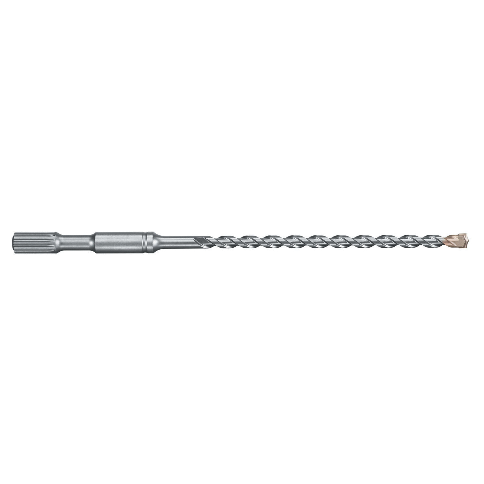 DeWALT® DW5732 2-Cutter DeWALT® Masonry Drill Bit, 1-1/2 in Drill Bit, 3/4 in Spline Shank, 17 in D Cutting, Carbide Cutting Edge, 22 in OAL