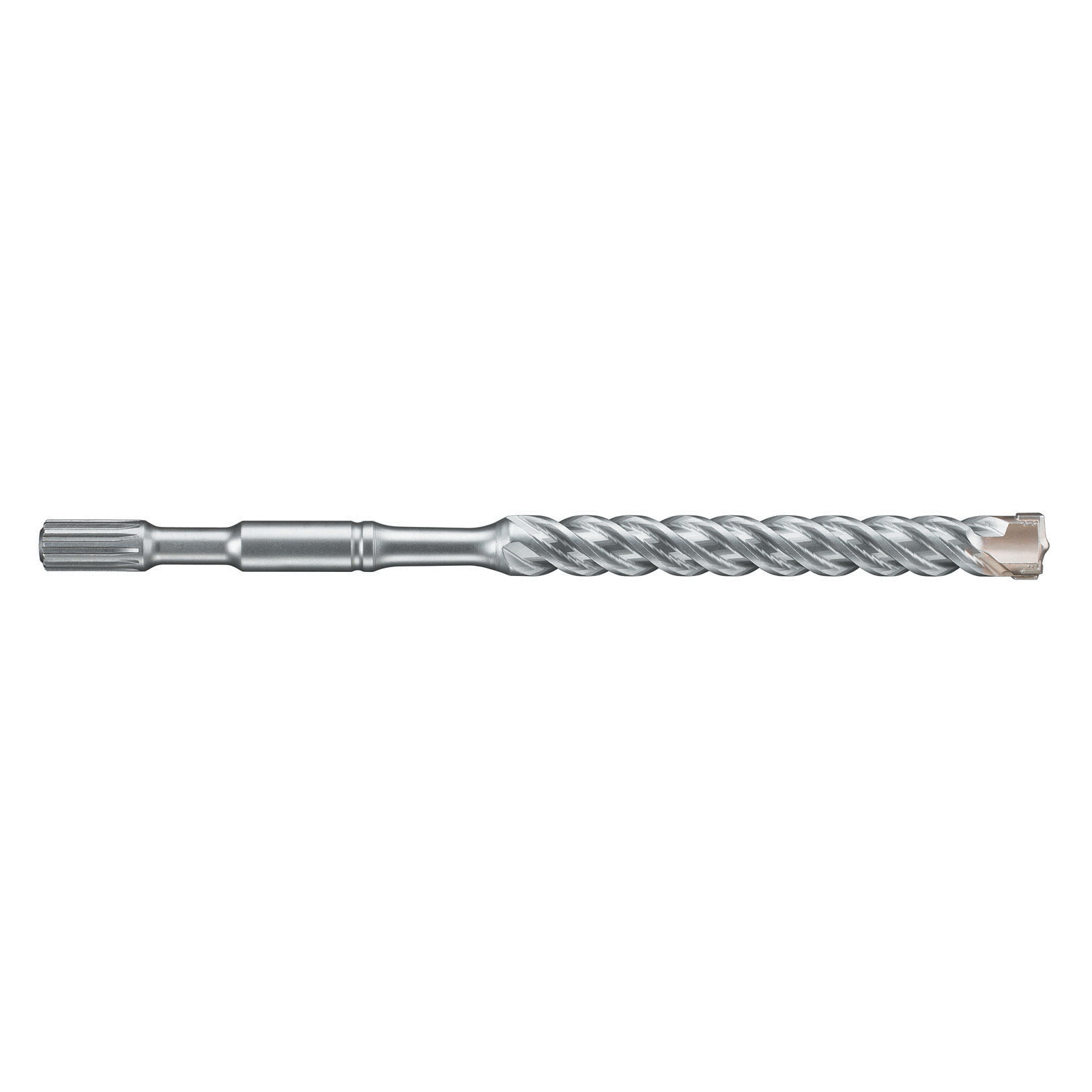 DeWALT® DW5764 4-Cutter DeWALT® Guaranteed Tough® High Impact Carbide™ Masonry Drill Bit, 1-1/2 in Drill Bit, 3/4 in Spline Shank, 17 in D Cutting, Carbide Cutting Edge, 22 in OAL