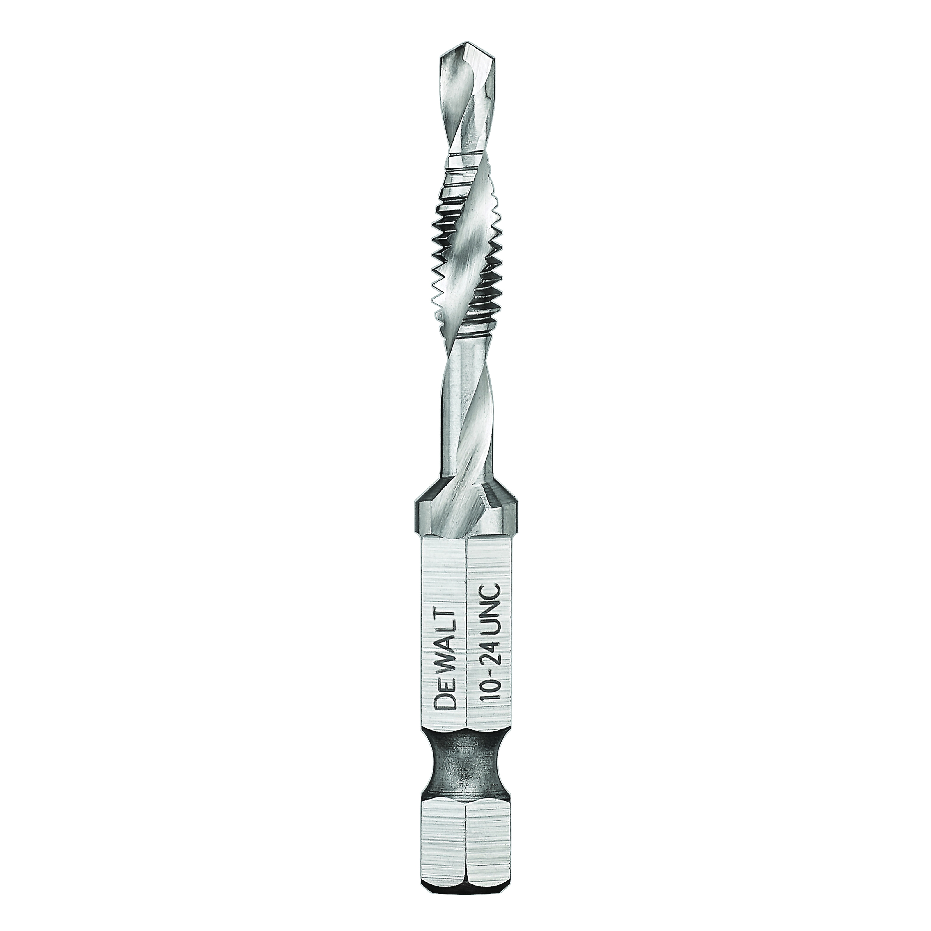 DeWALT® Impact Ready® DWADTQTR1024 Tap and Drill Bit, 2B Class of Fit, 1-1/4 in L Drill, #10-24 Thread