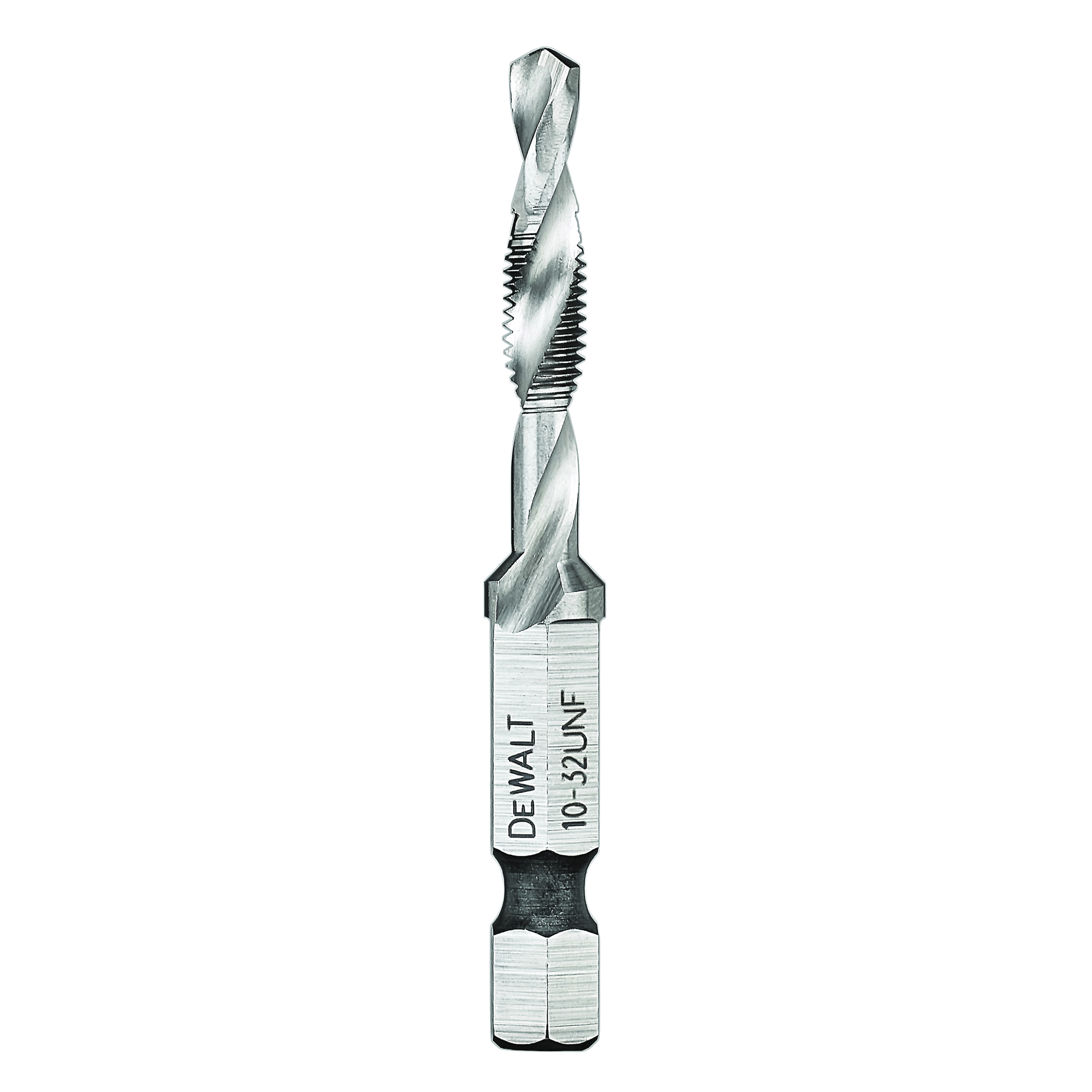 DeWALT® Impact Ready® DWADTQTR1032 Tap and Drill Bit, 2B Class of Fit, 1-1/4 in L Drill, #10-32 Thread