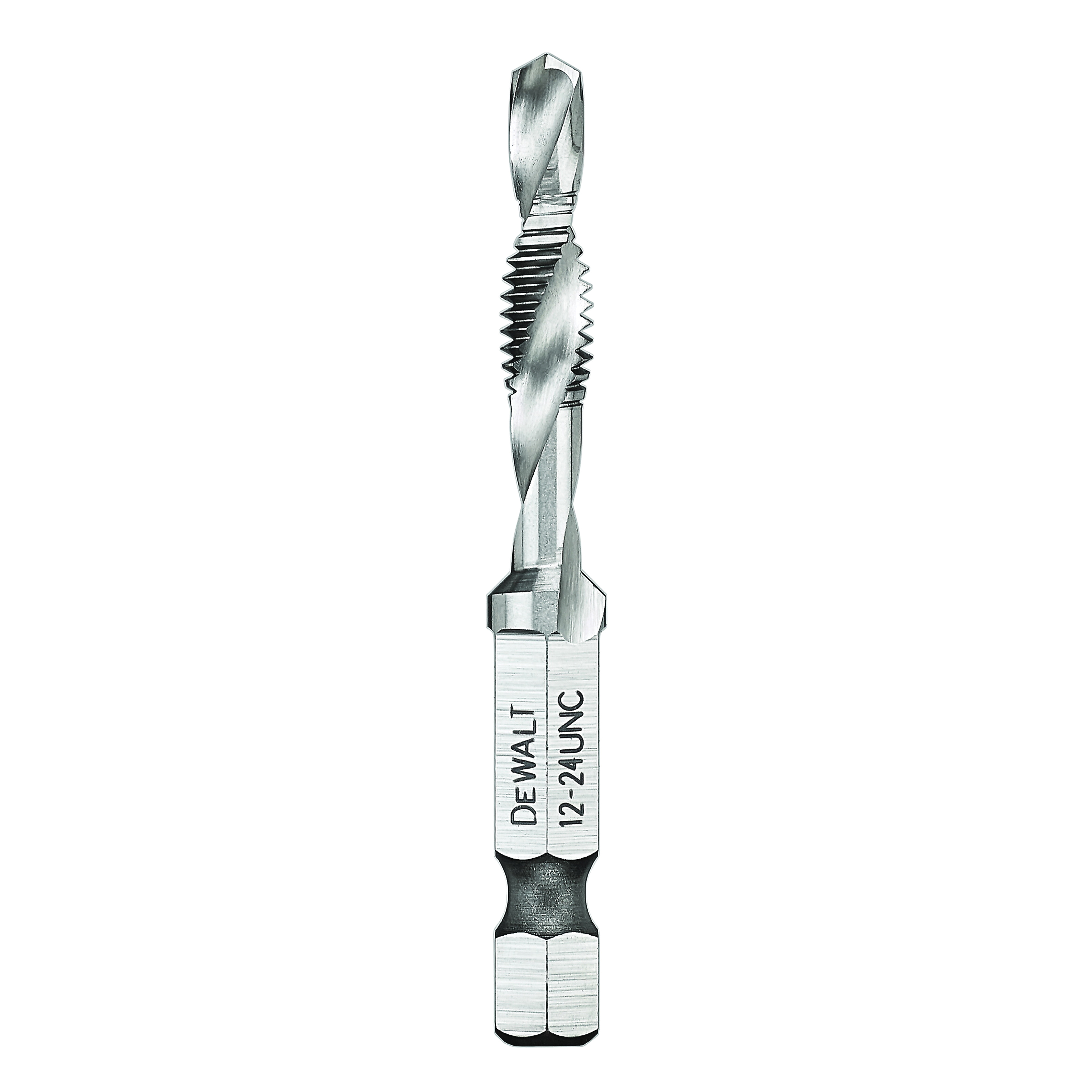 DeWALT® Impact Ready® DWADTQTR1224 Tap and Drill Bit, 2B Class of Fit, 1-1/4 in L Drill, #12-24 Thread