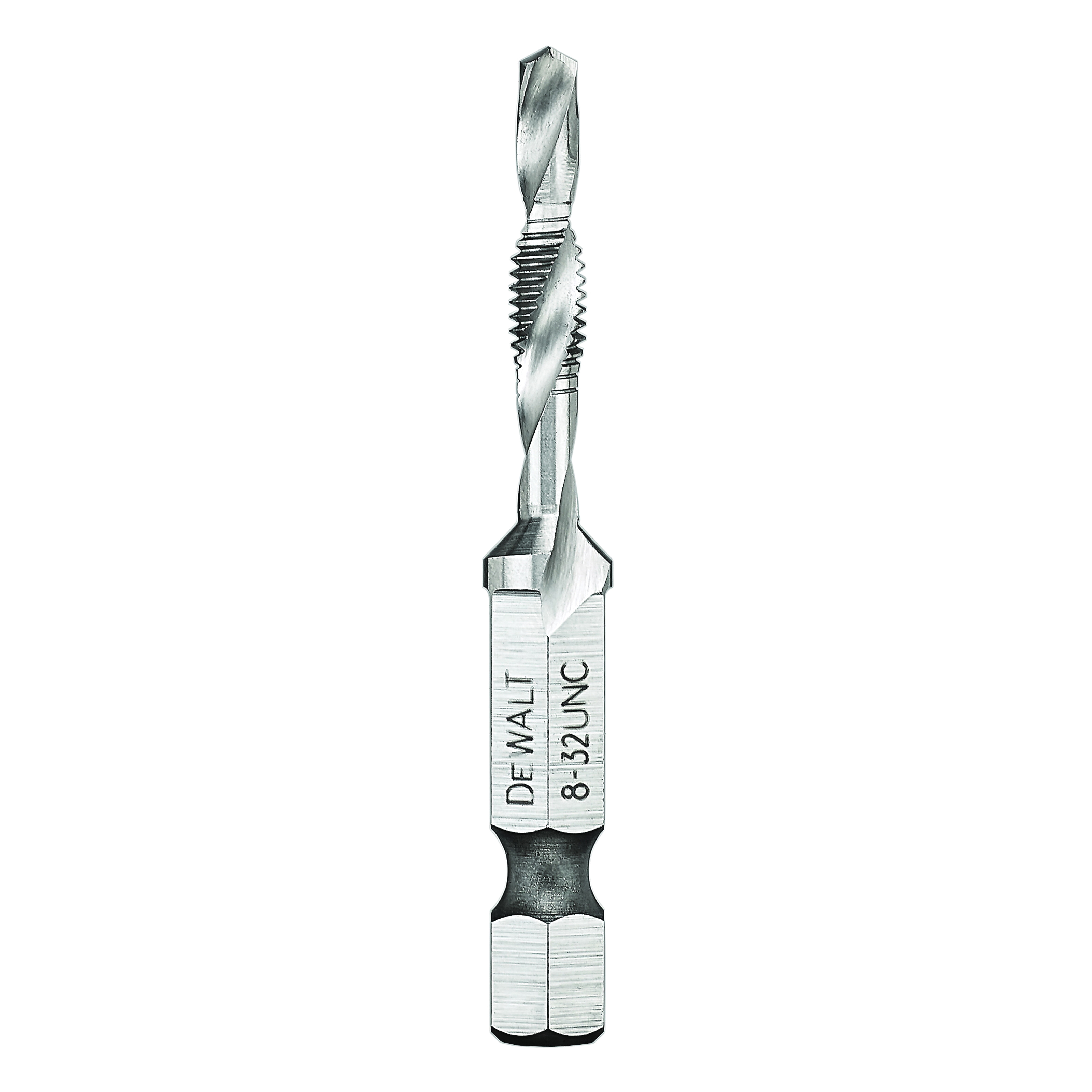 DeWALT® Impact Ready® DWADTQTR832 Tap and Drill Bit, 2B Class of Fit, 1-1/4 in L Drill, #8-32 Thread