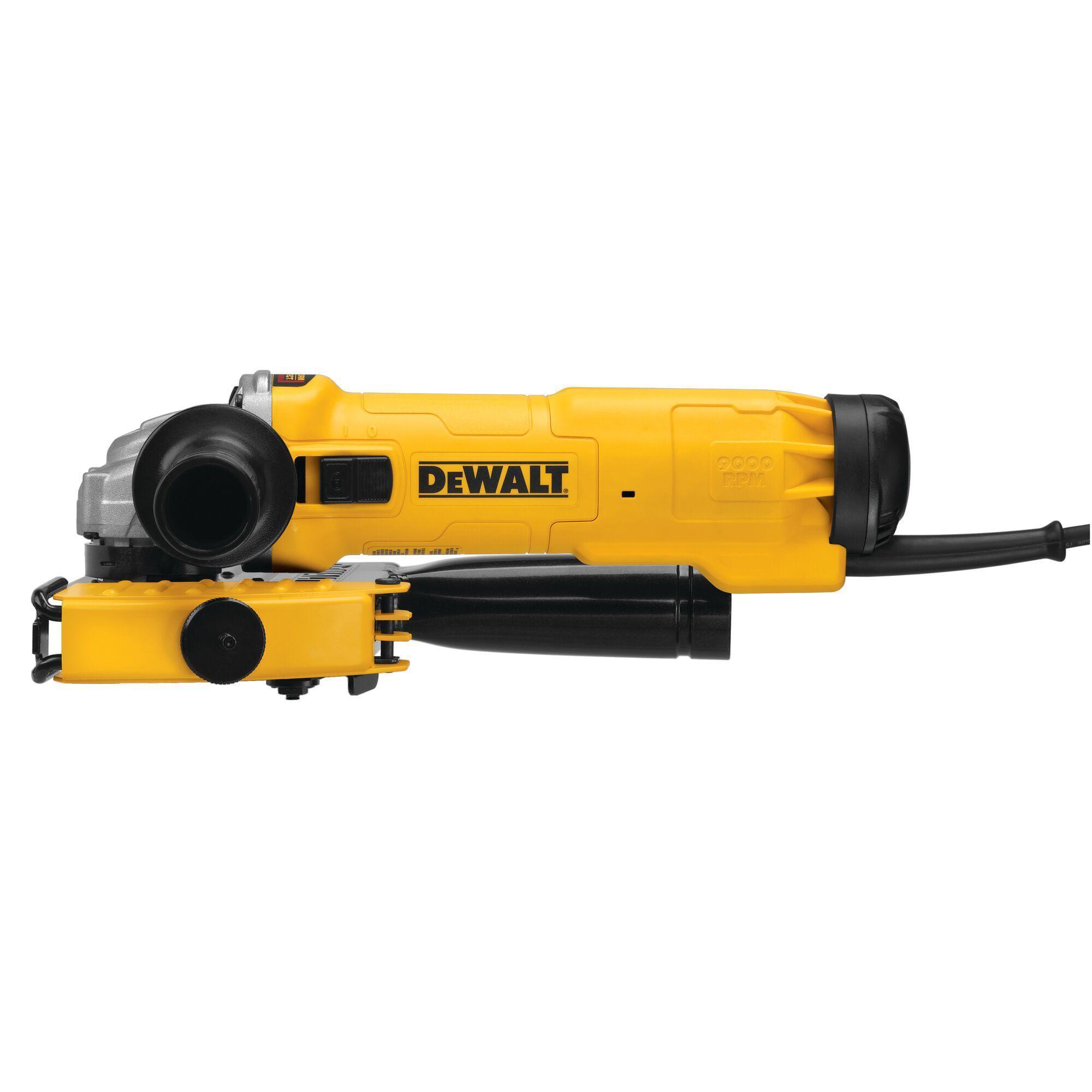 DeWALT® Guaranteed Tough® DWE46103 High Performance Tuck Point/Cutting Grinder, 6 in Dia Wheel, 5/8-11 UNC Arbor/Shank, 120 VAC, Black/Yellow, Yes, Slide Switch