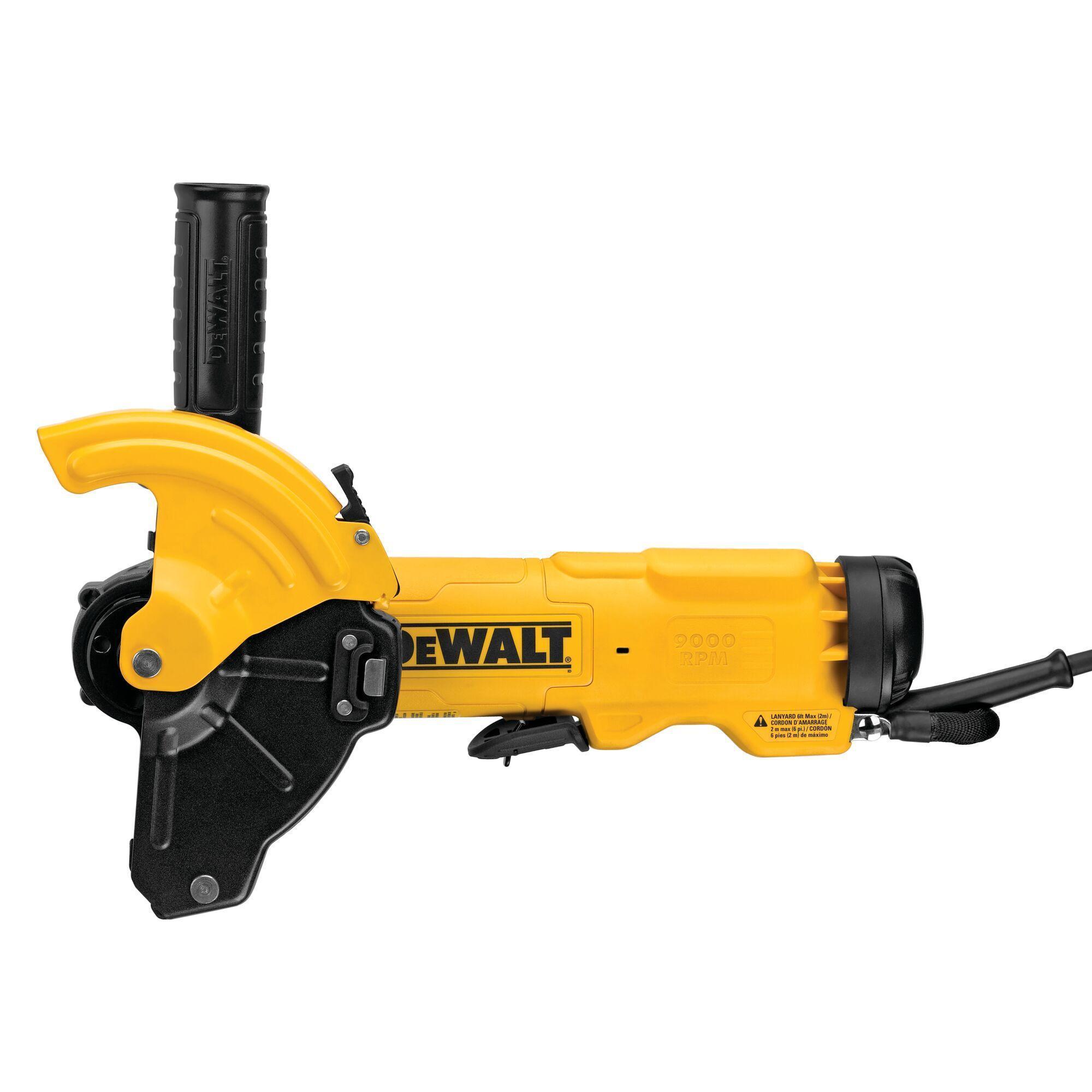 DeWALT® DWE46144N No Lock Cutoff Tool, 6 in Dia Wheel, 5/8-11 UNC Arbor/Shank, 120 VAC, Black/Yellow, Yes, Paddle Switch