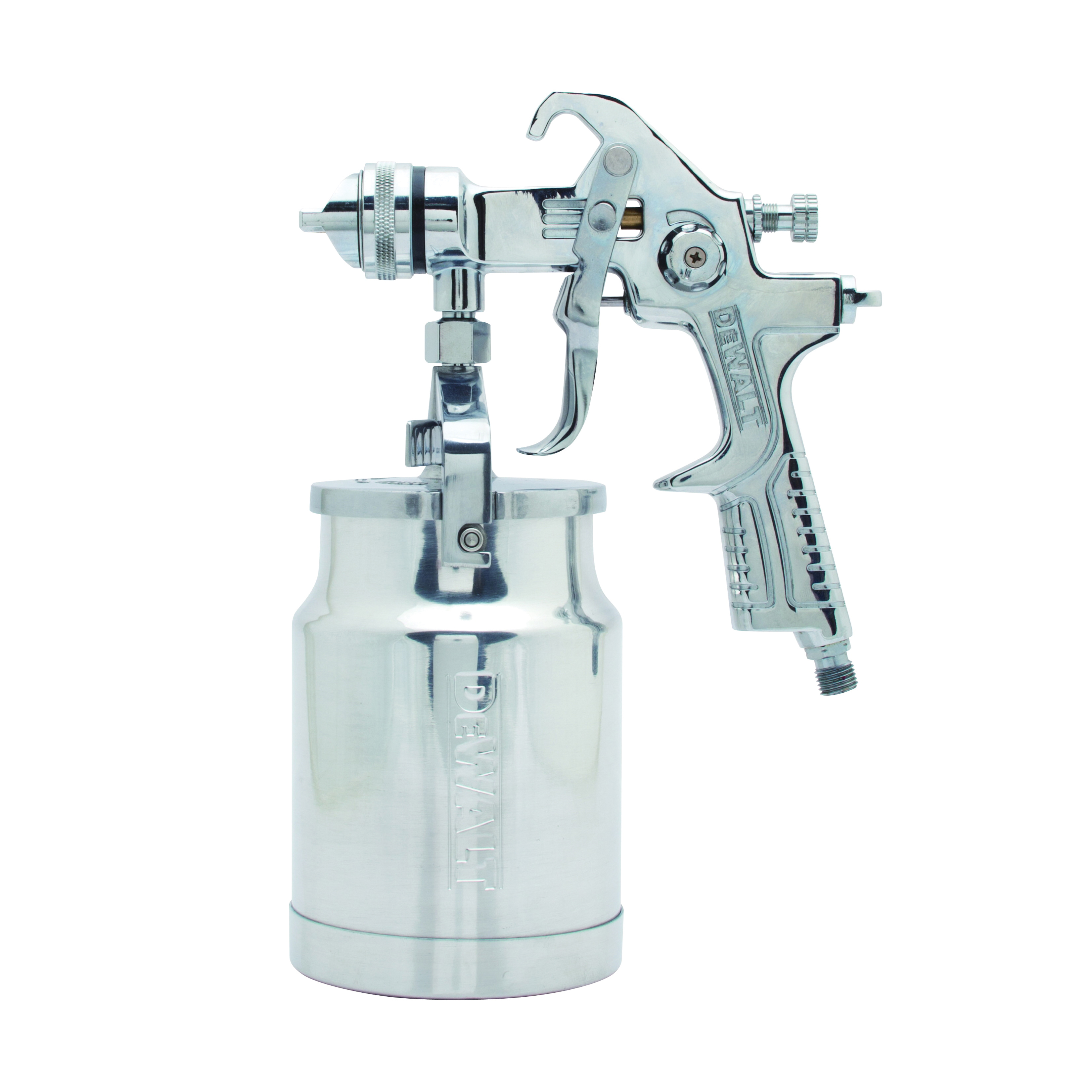 DeWALT® DWMT70779 Siphon Feed Pneumatic Conventional Spray Gun, 1/4 in MNPS Inlet, 1.4 mm Nozzle, 32 oz, 40 psi